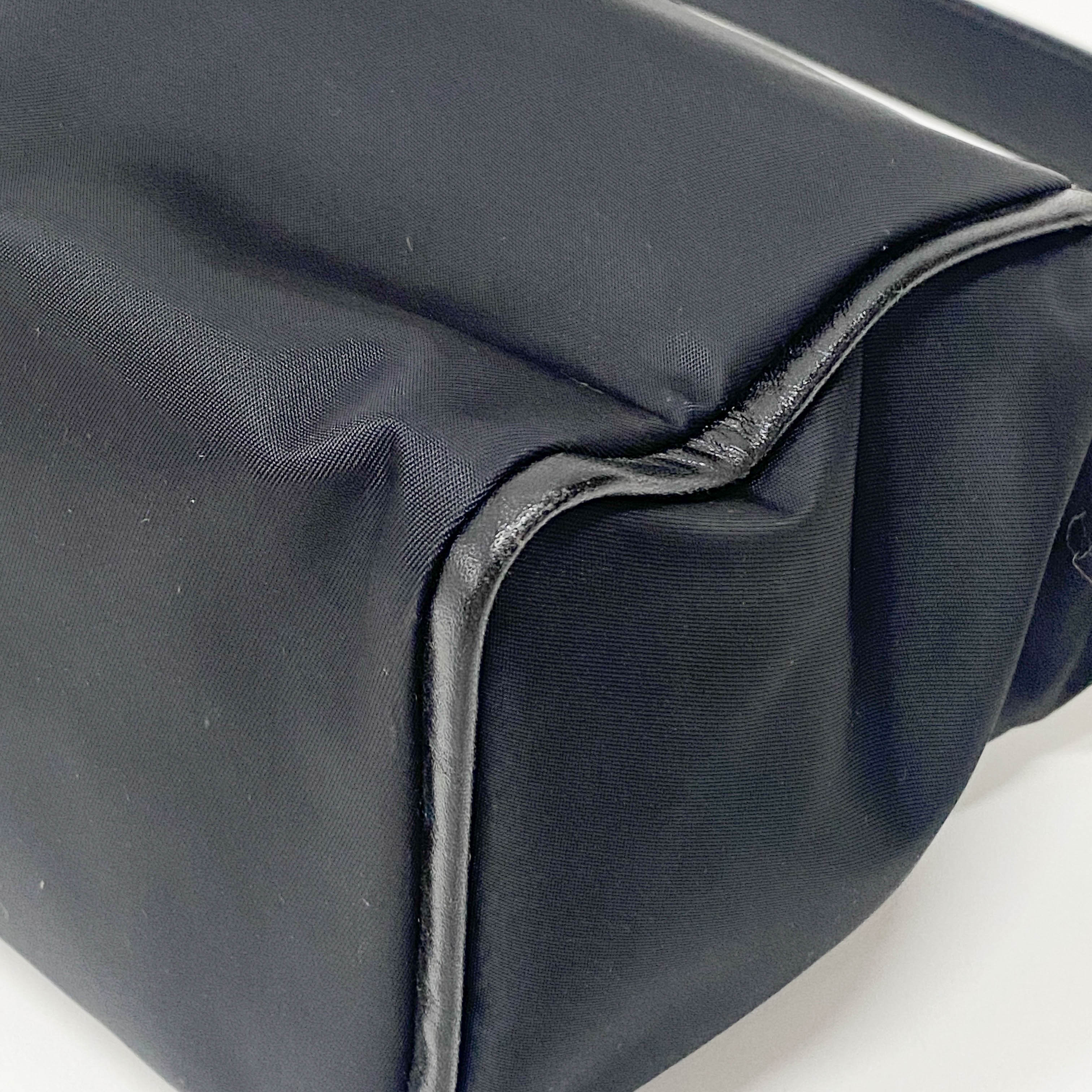 Black Nylon Shoulder Bag