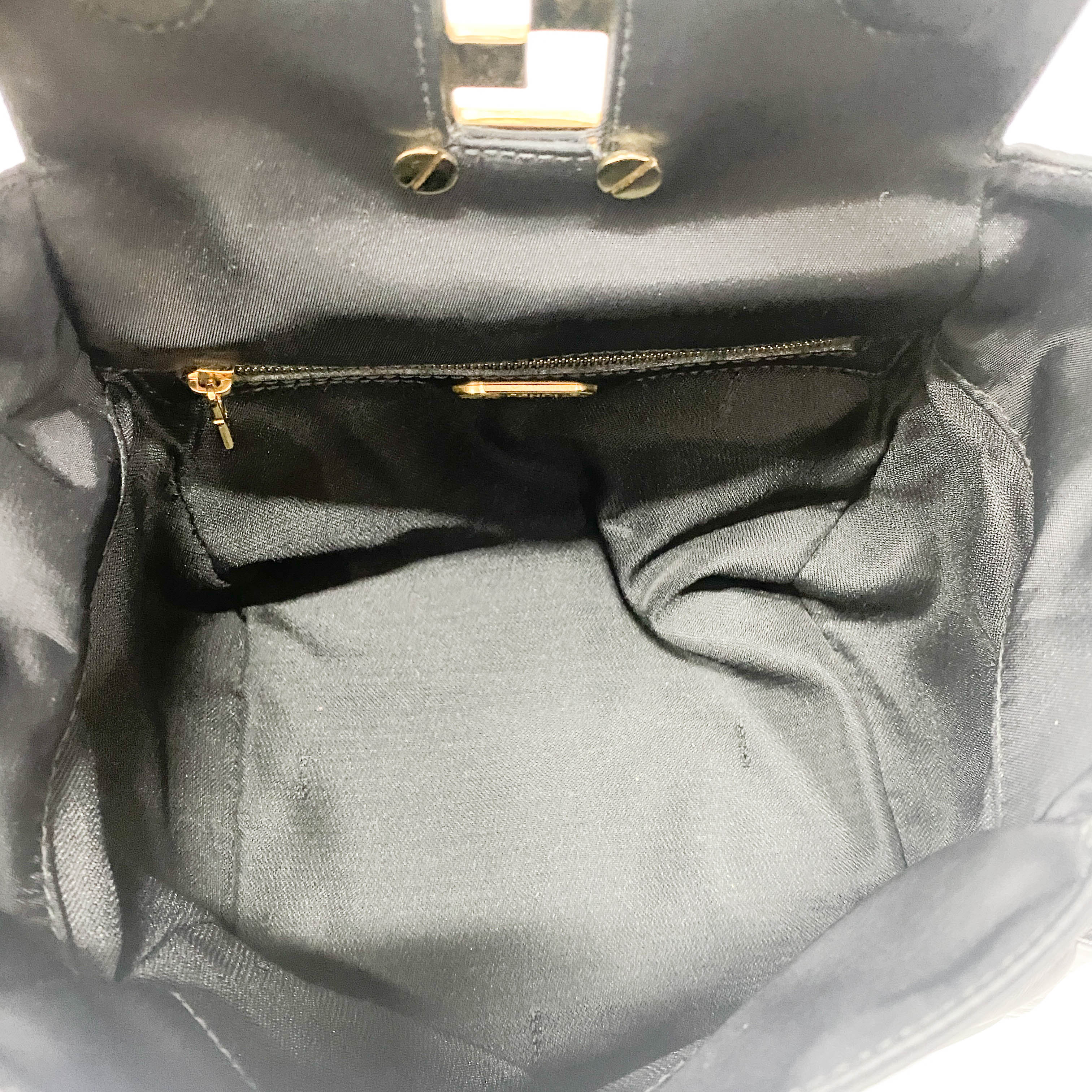 Black Nylon Shoulder Bag