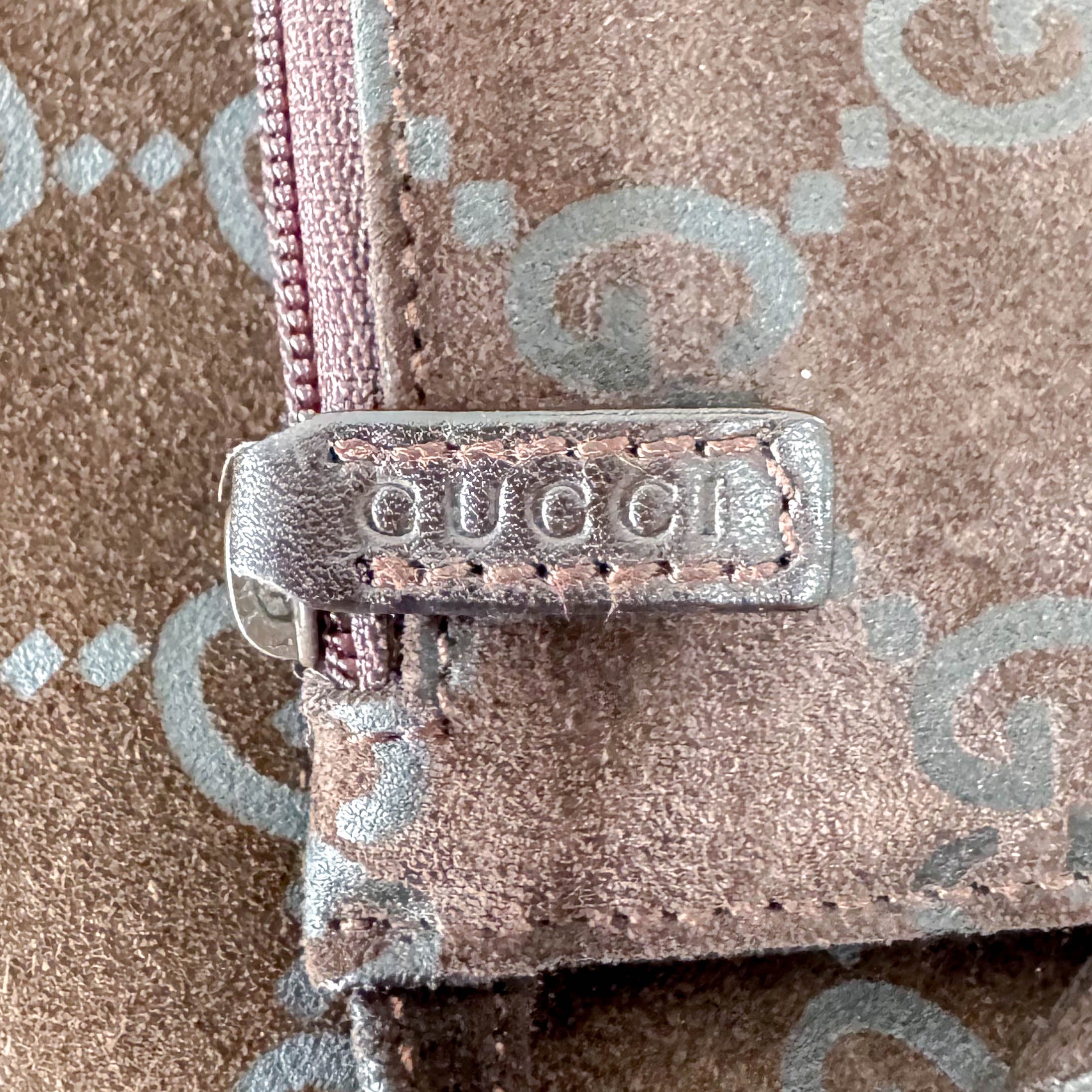 Brown Suede Shoulder Bag