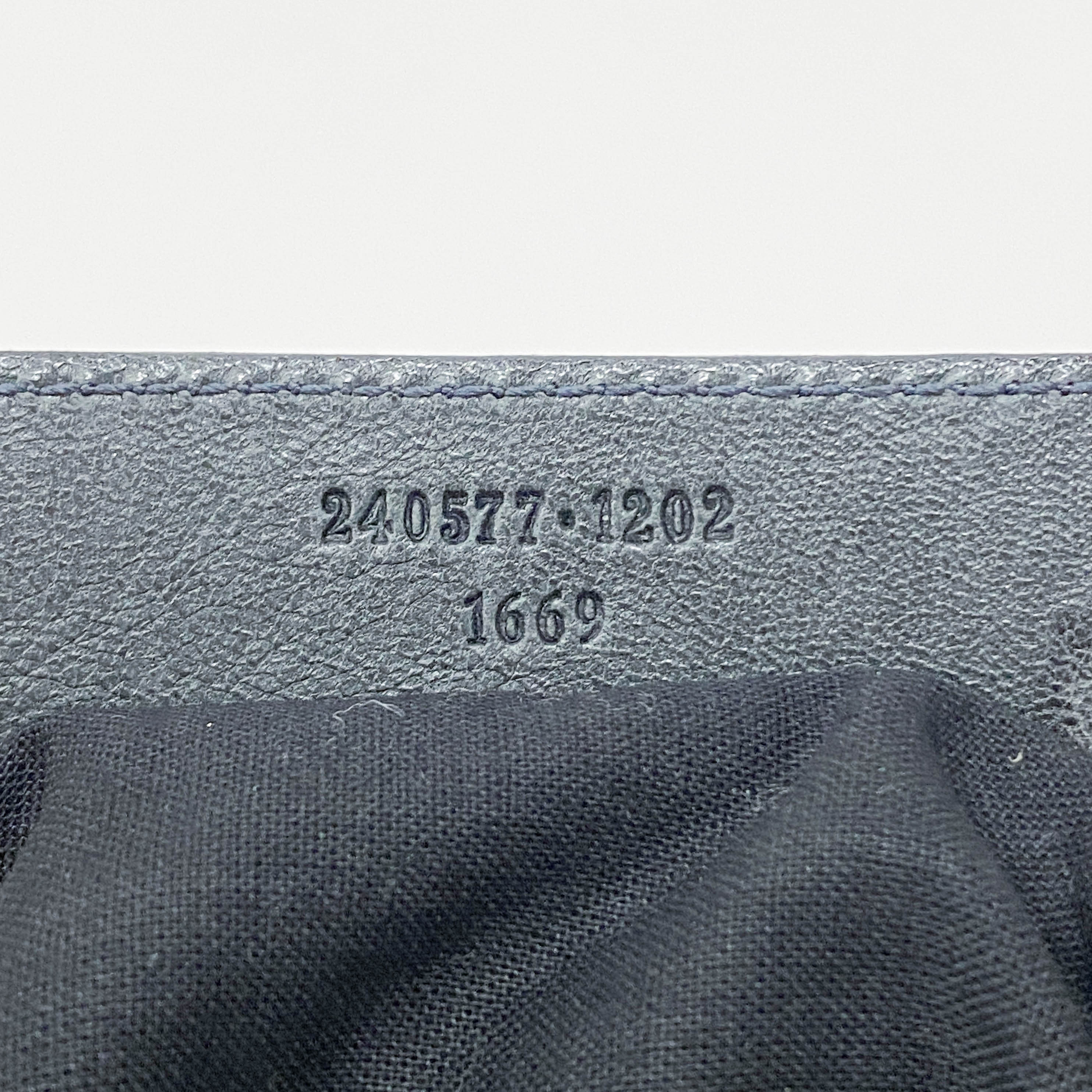 The First Grey Leather Two Way Bag