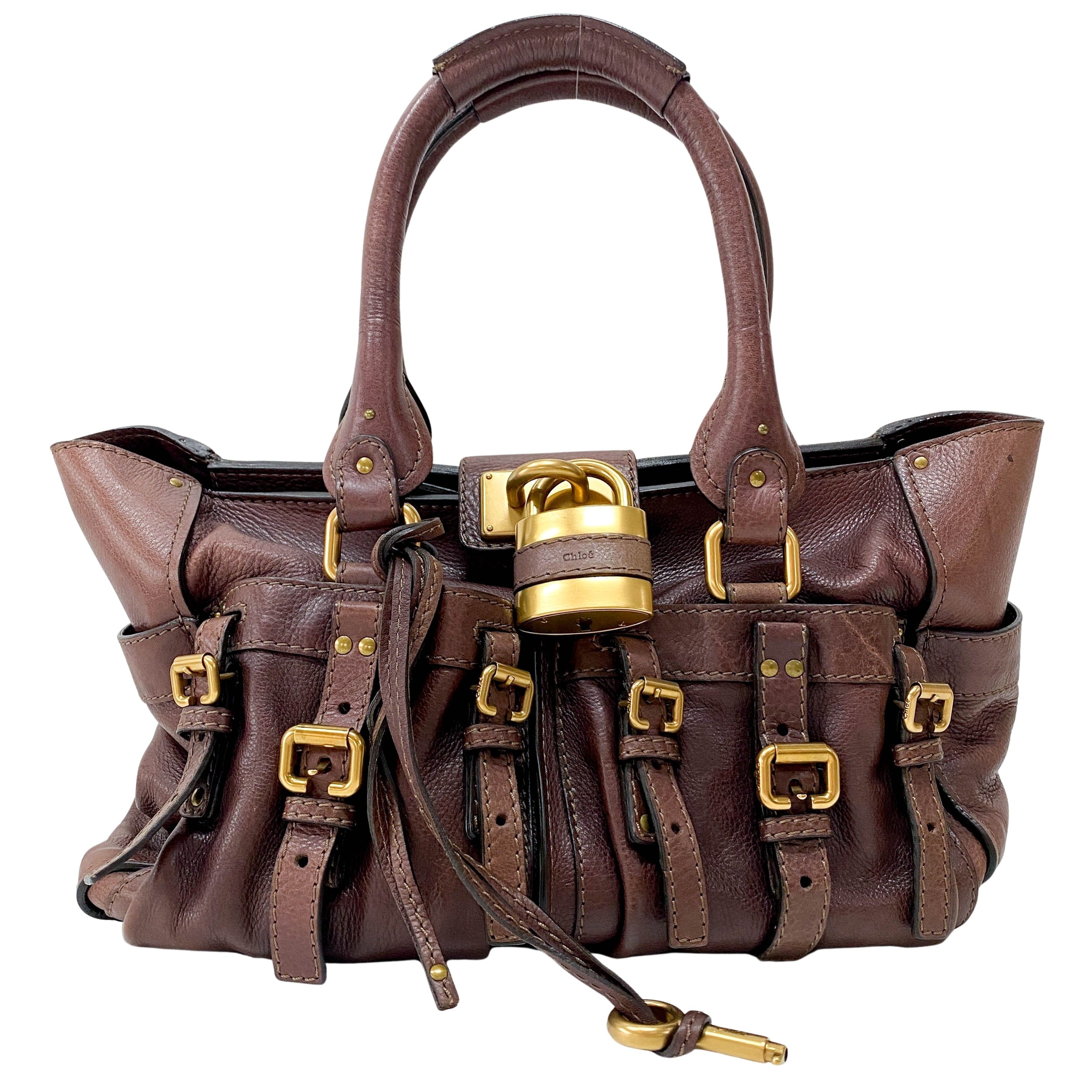 Paddington Brown Leather Shoulder Bag