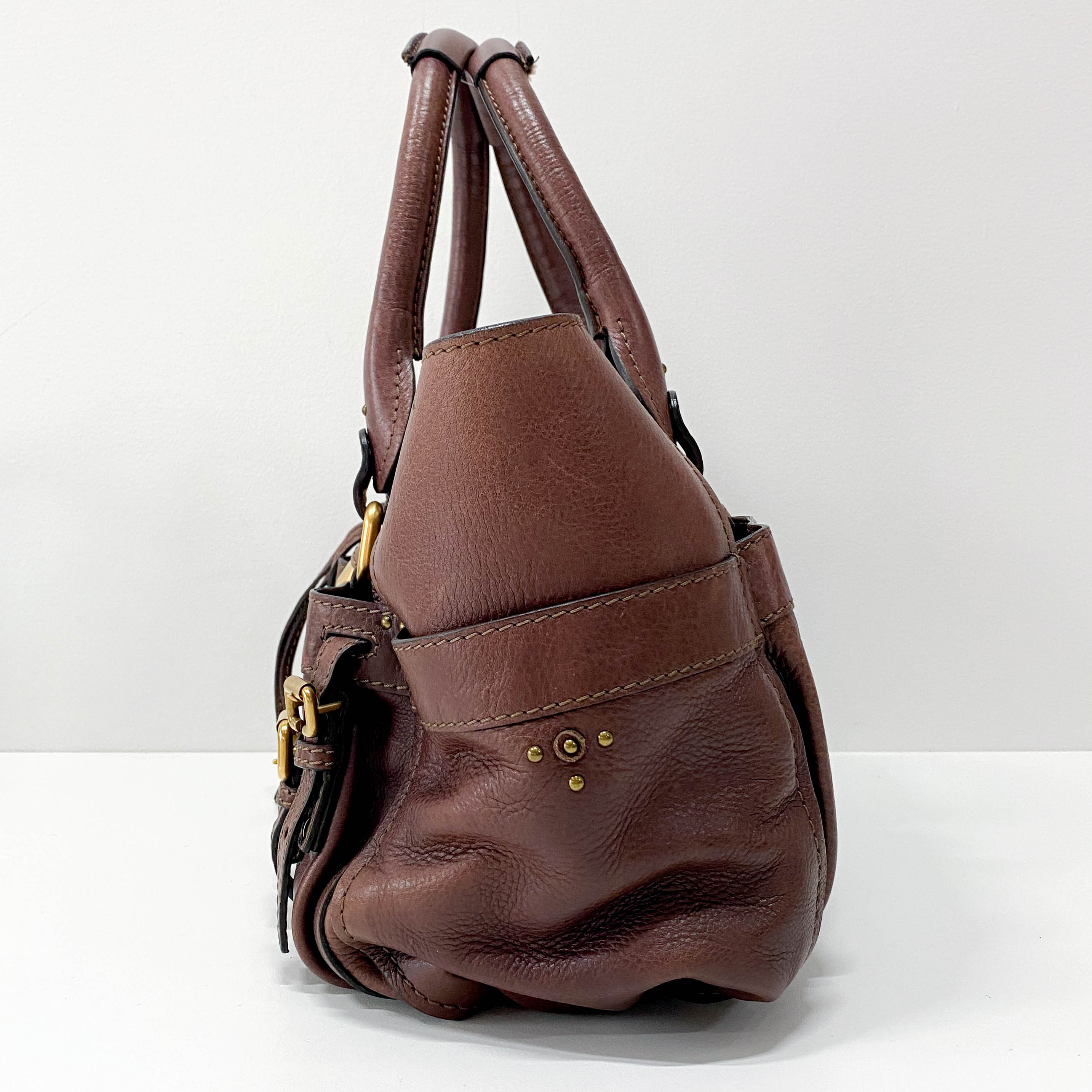 Paddington Brown Leather Shoulder Bag