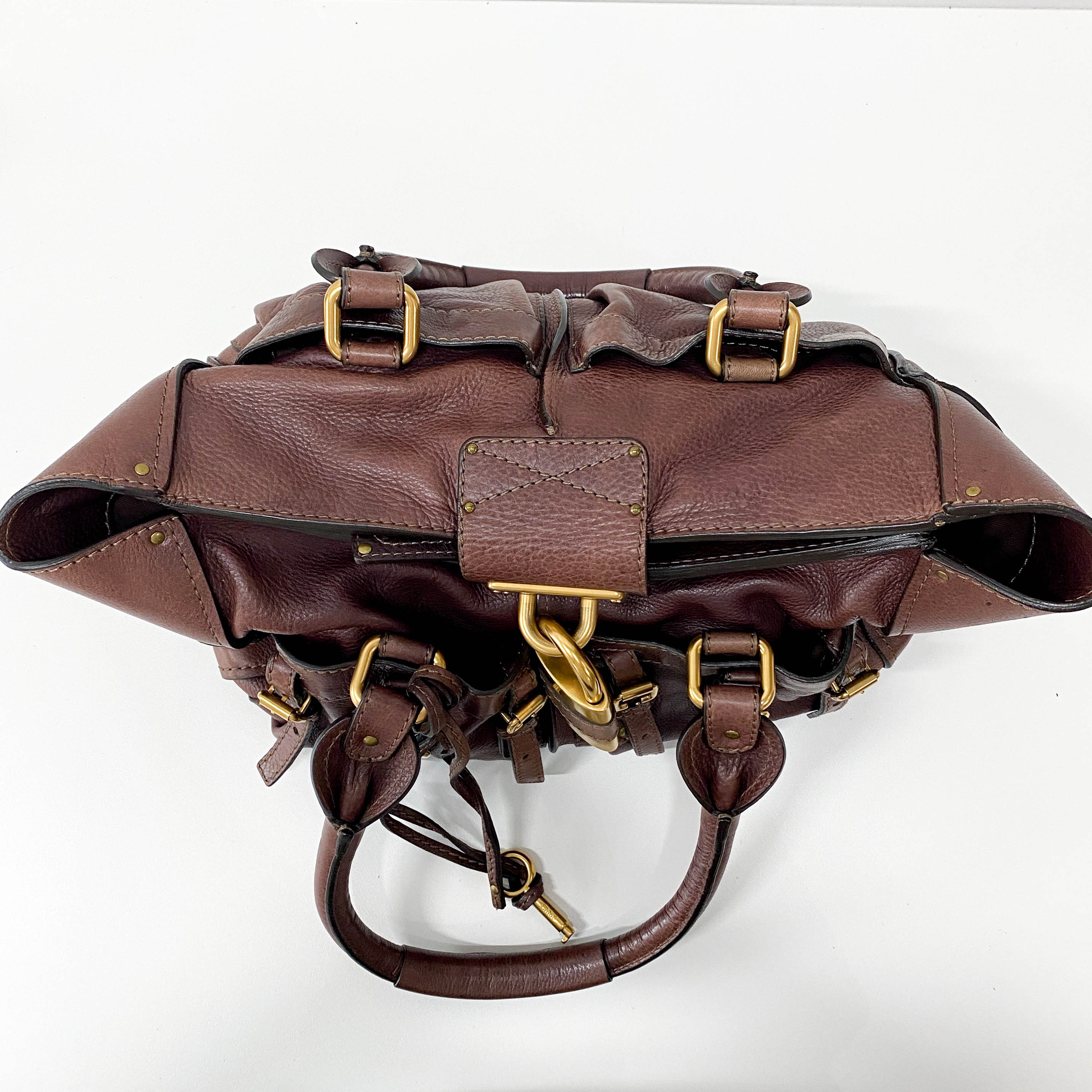 Paddington Brown Leather Shoulder Bag