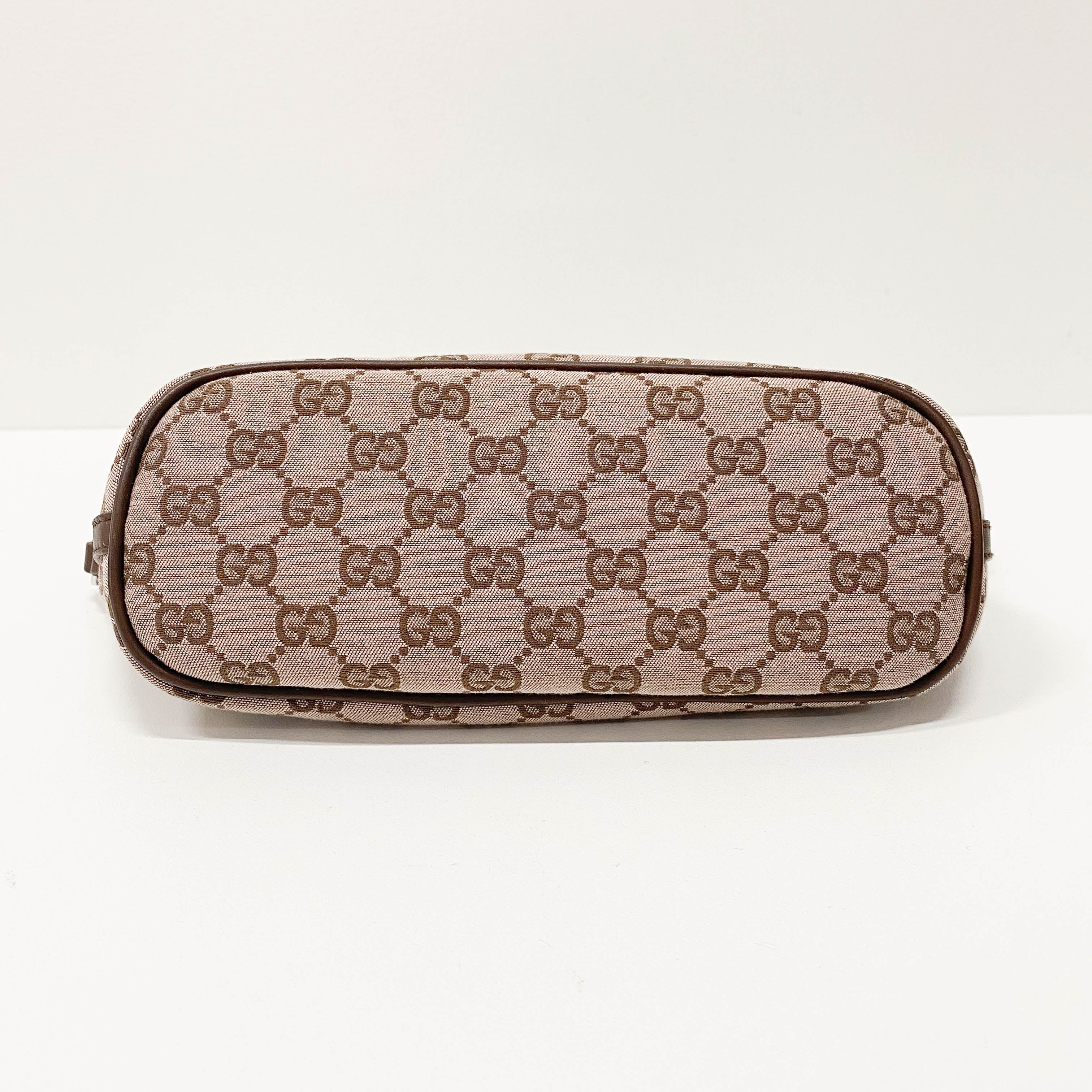 Boat GG Canvas Brown Pouch