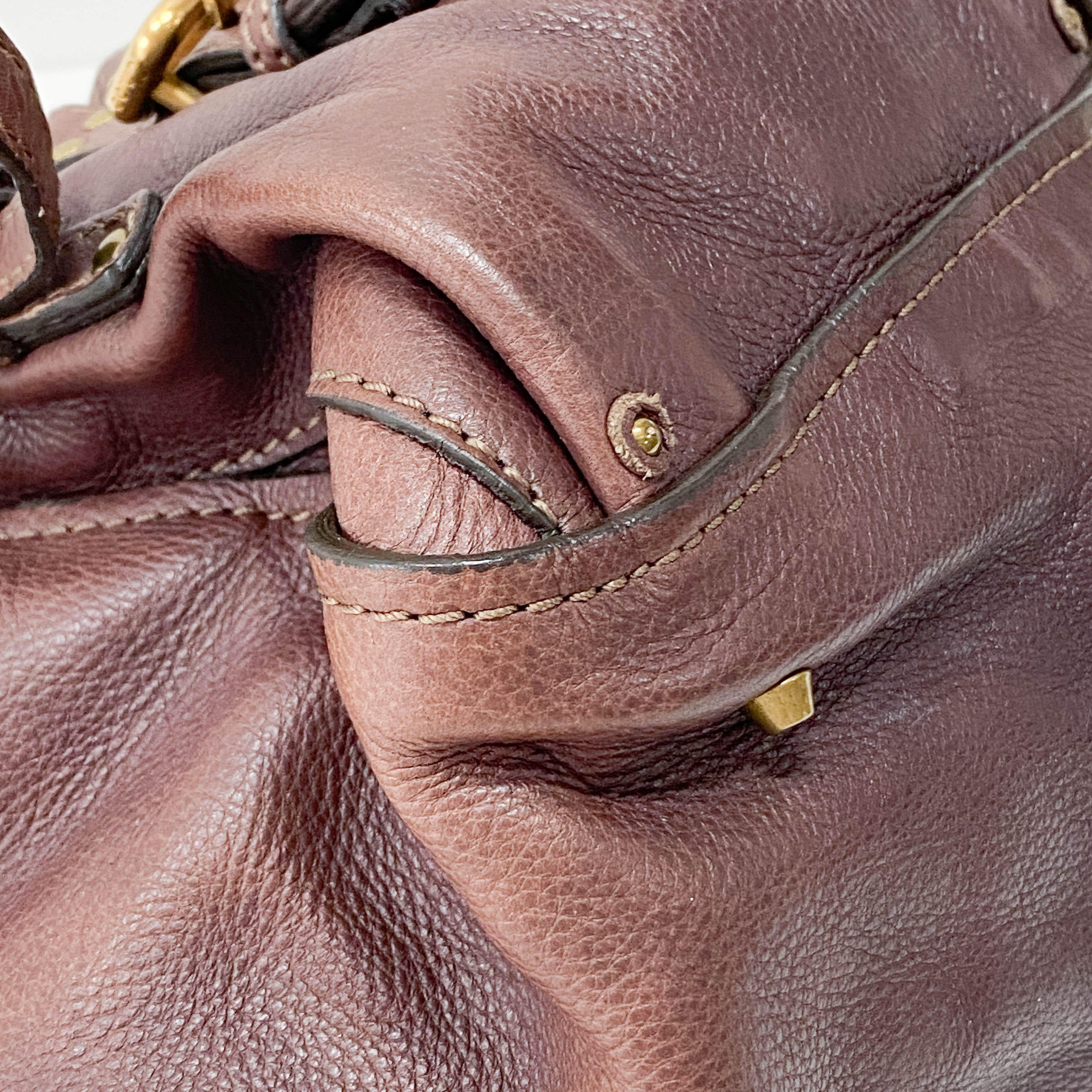 Paddington Brown Leather Shoulder Bag