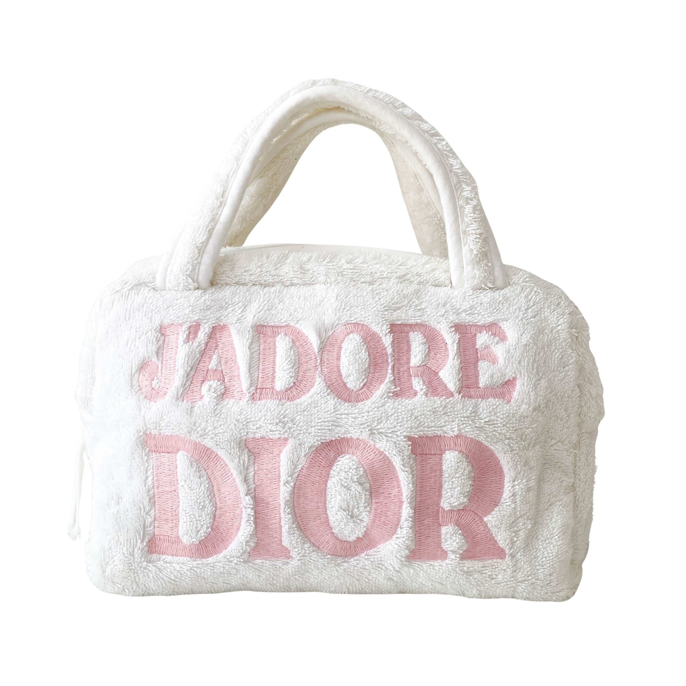 Terry Boston Mini White Cotton Handbag