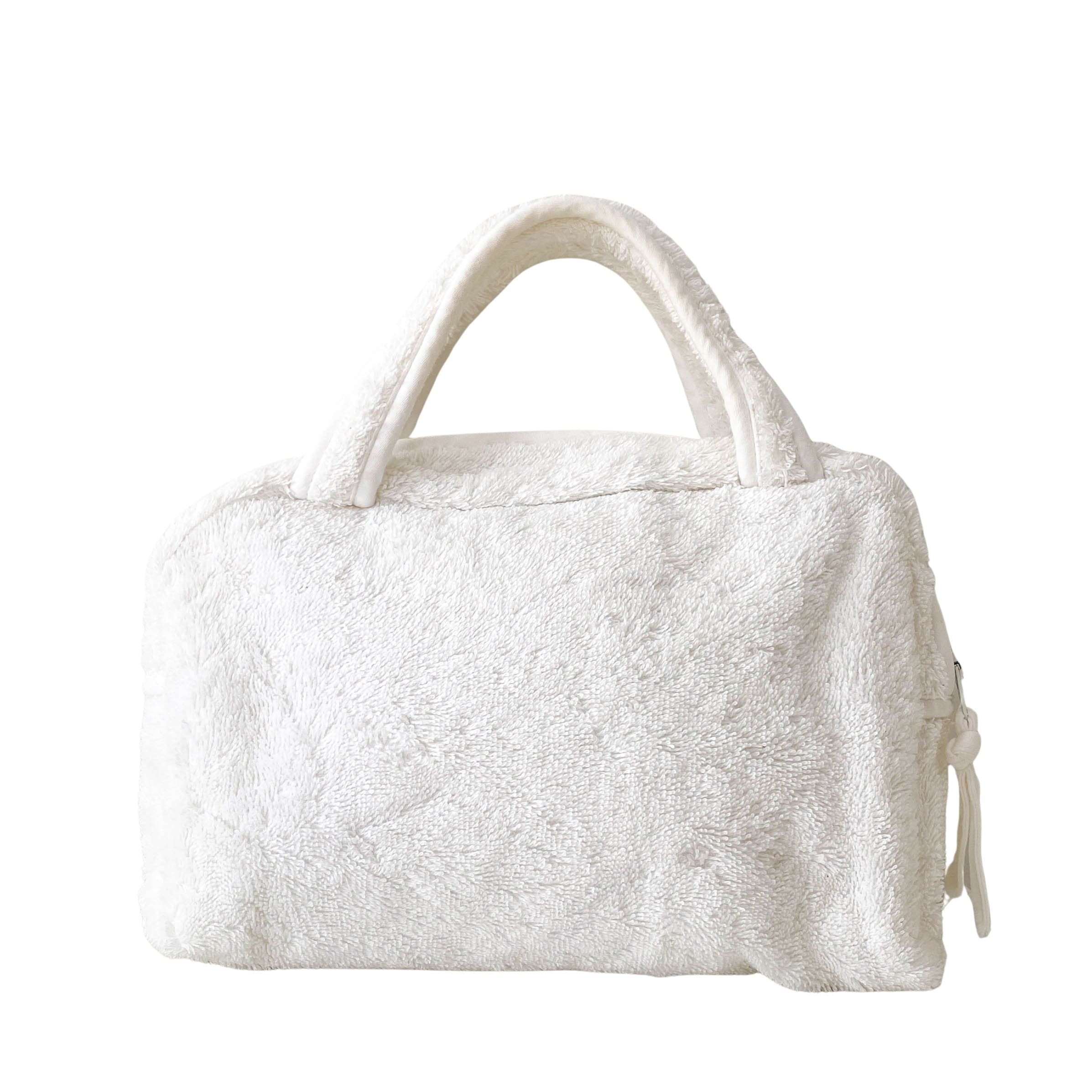 Terry Boston Mini White Cotton Handbag