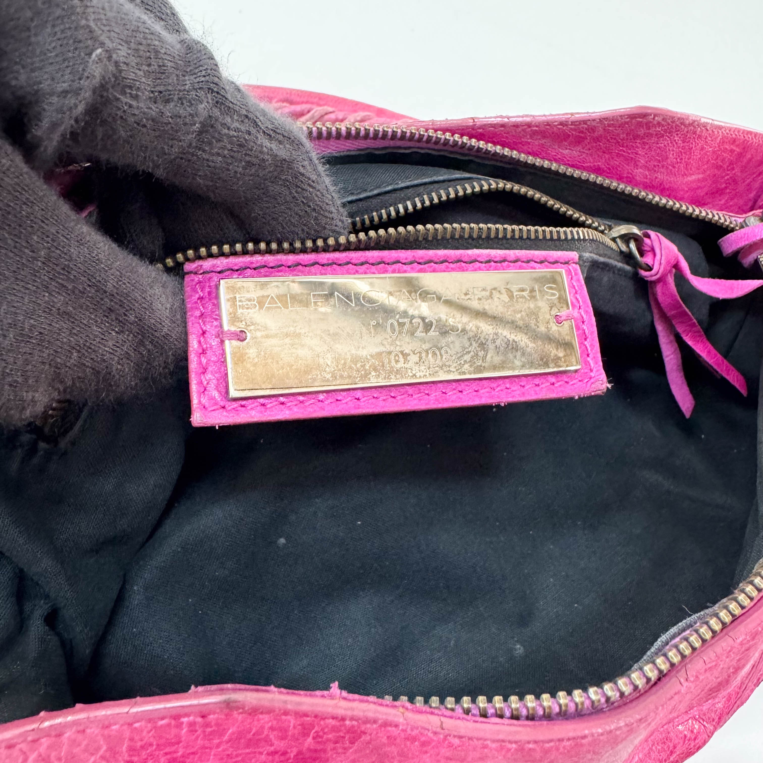 The First Pink Leather Bag