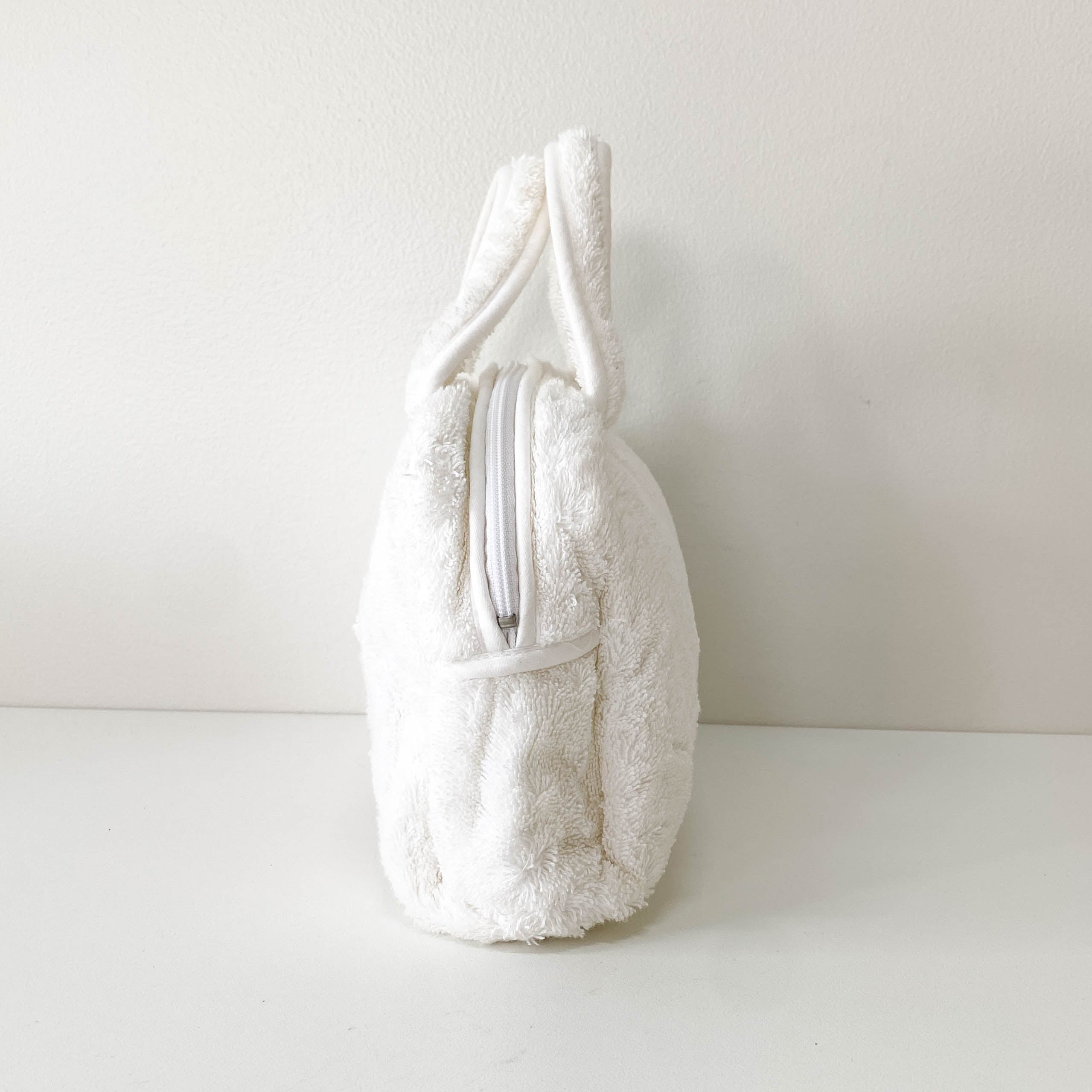 Terry Boston Mini White Cotton Handbag