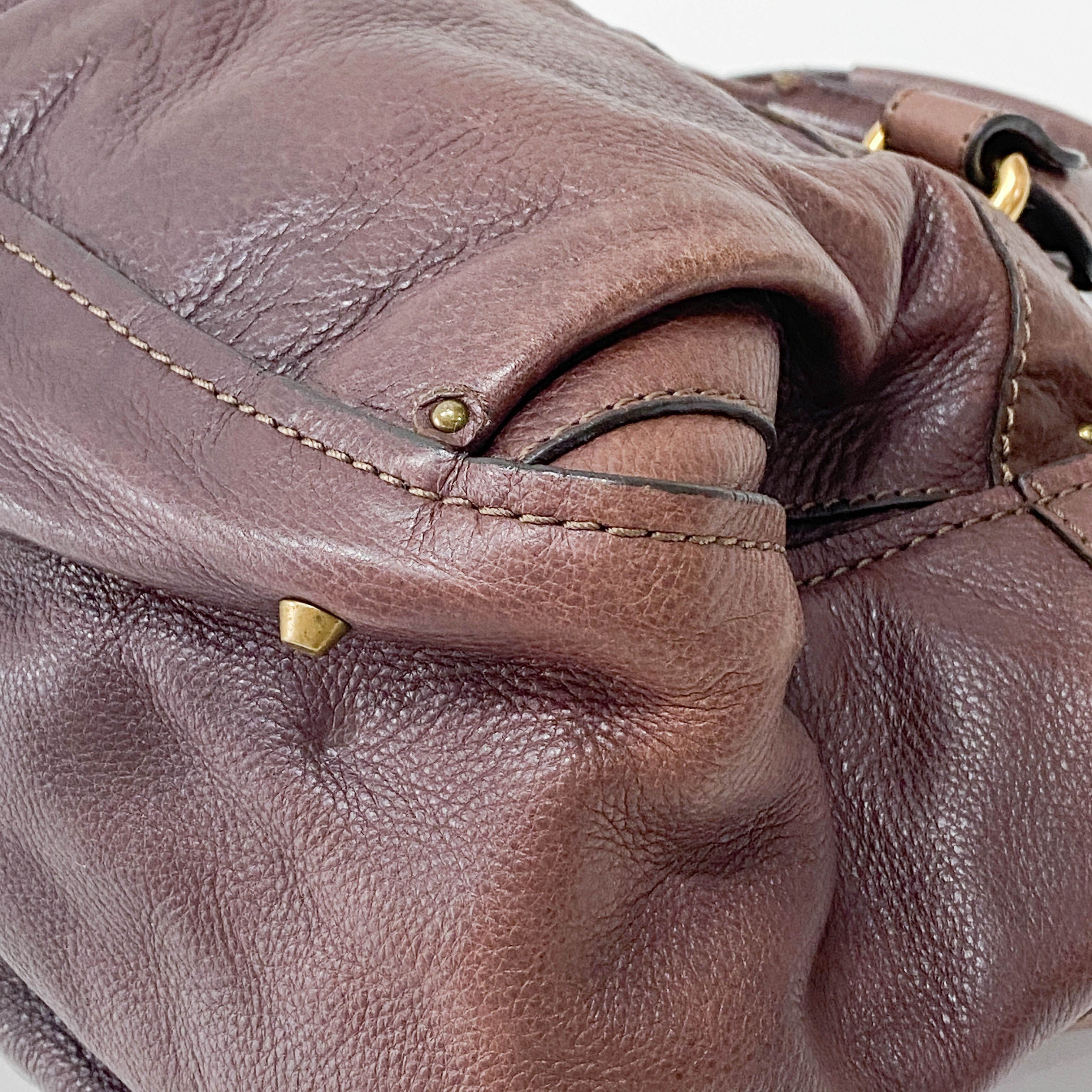 Paddington Brown Leather Shoulder Bag