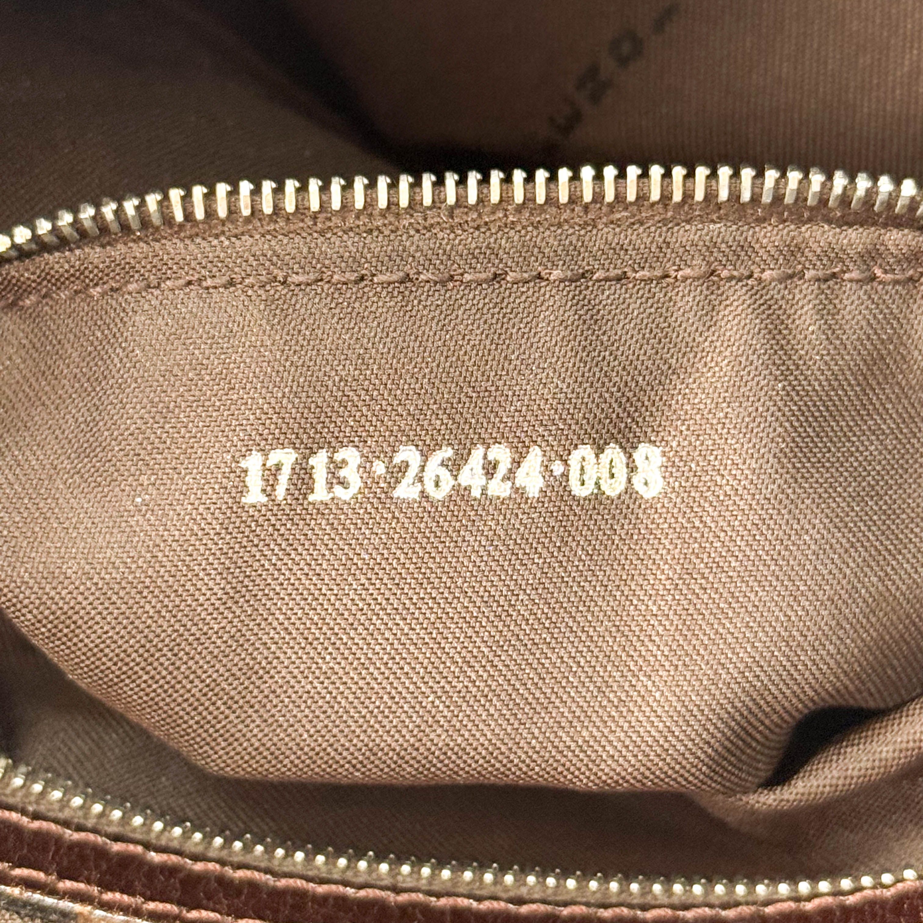 Baguette Blue Denim Shoulder Bag