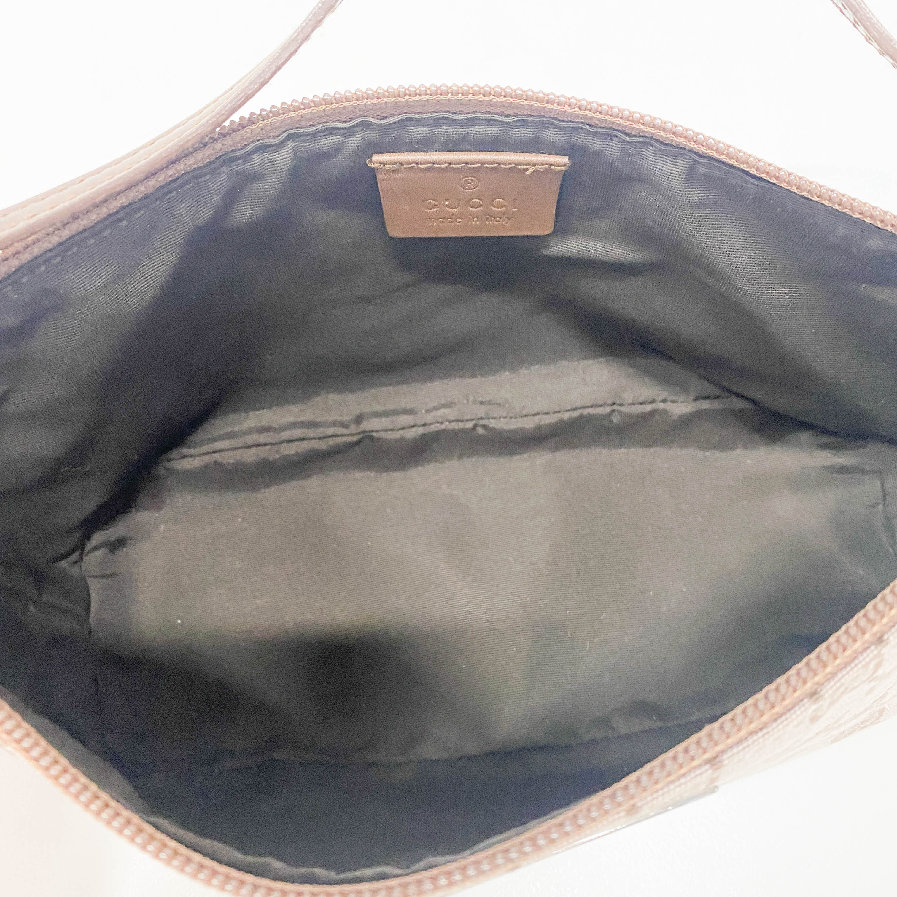 Boat GG Canvas Brown Pouch