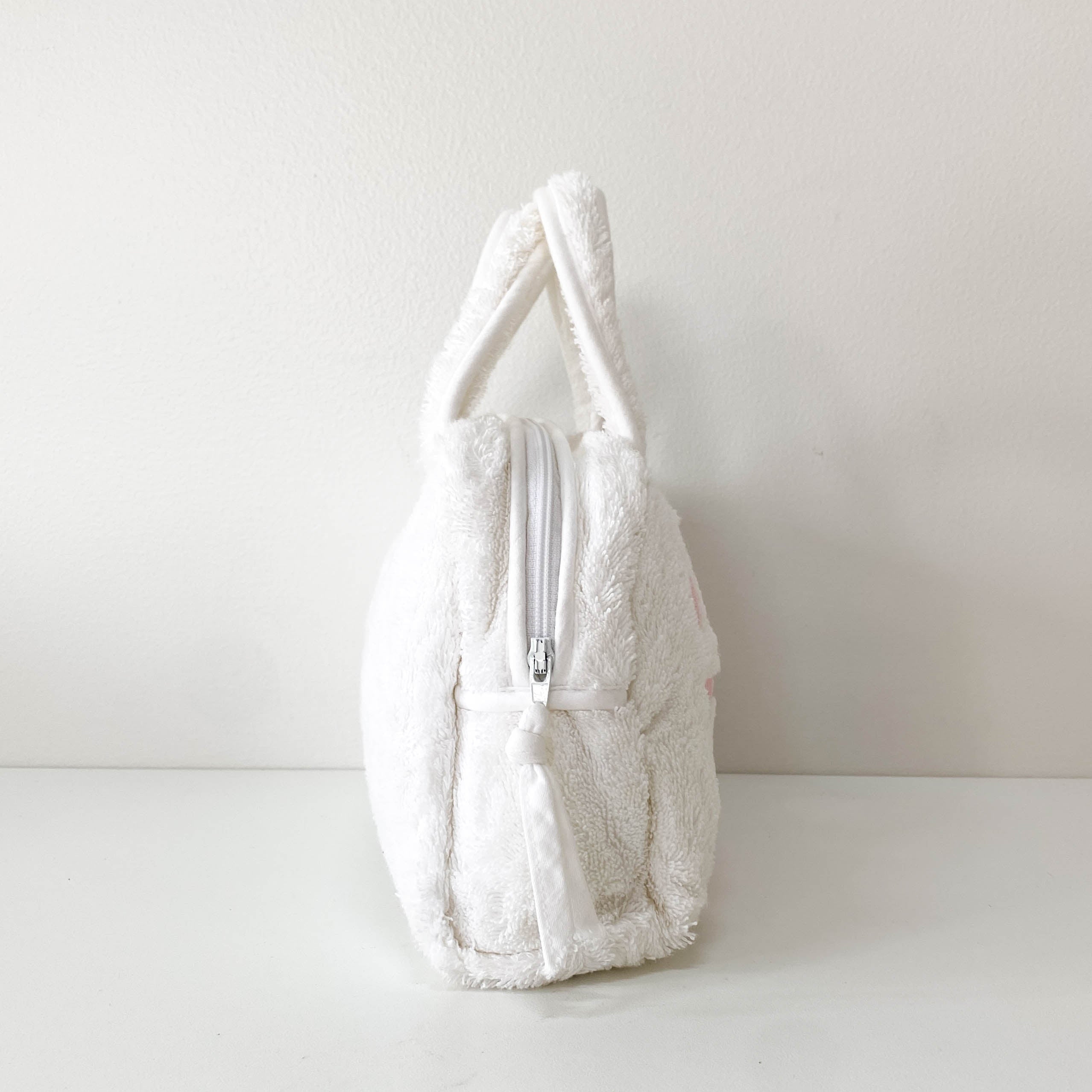 Terry Boston Mini White Cotton Handbag