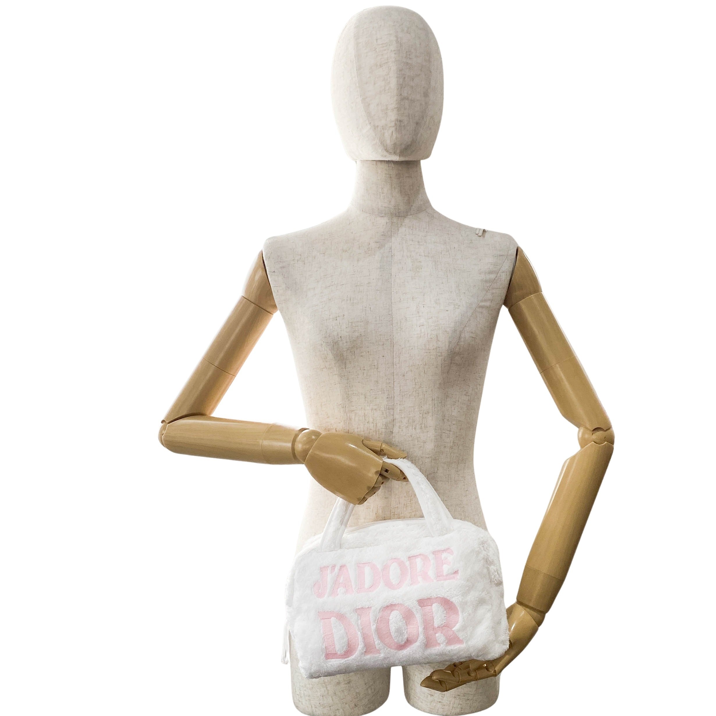 Terry Boston Mini White Cotton Handbag