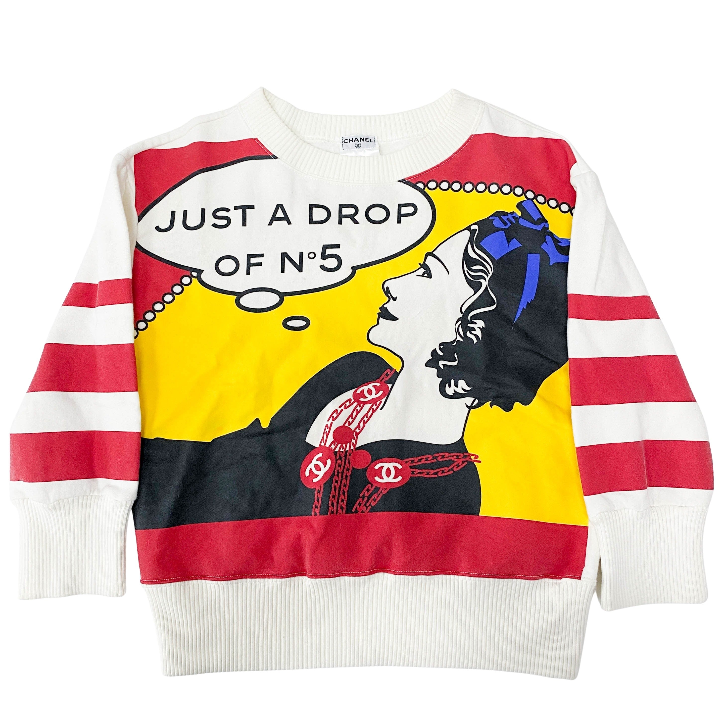 Size 40 White Vintage Cotton Sweater