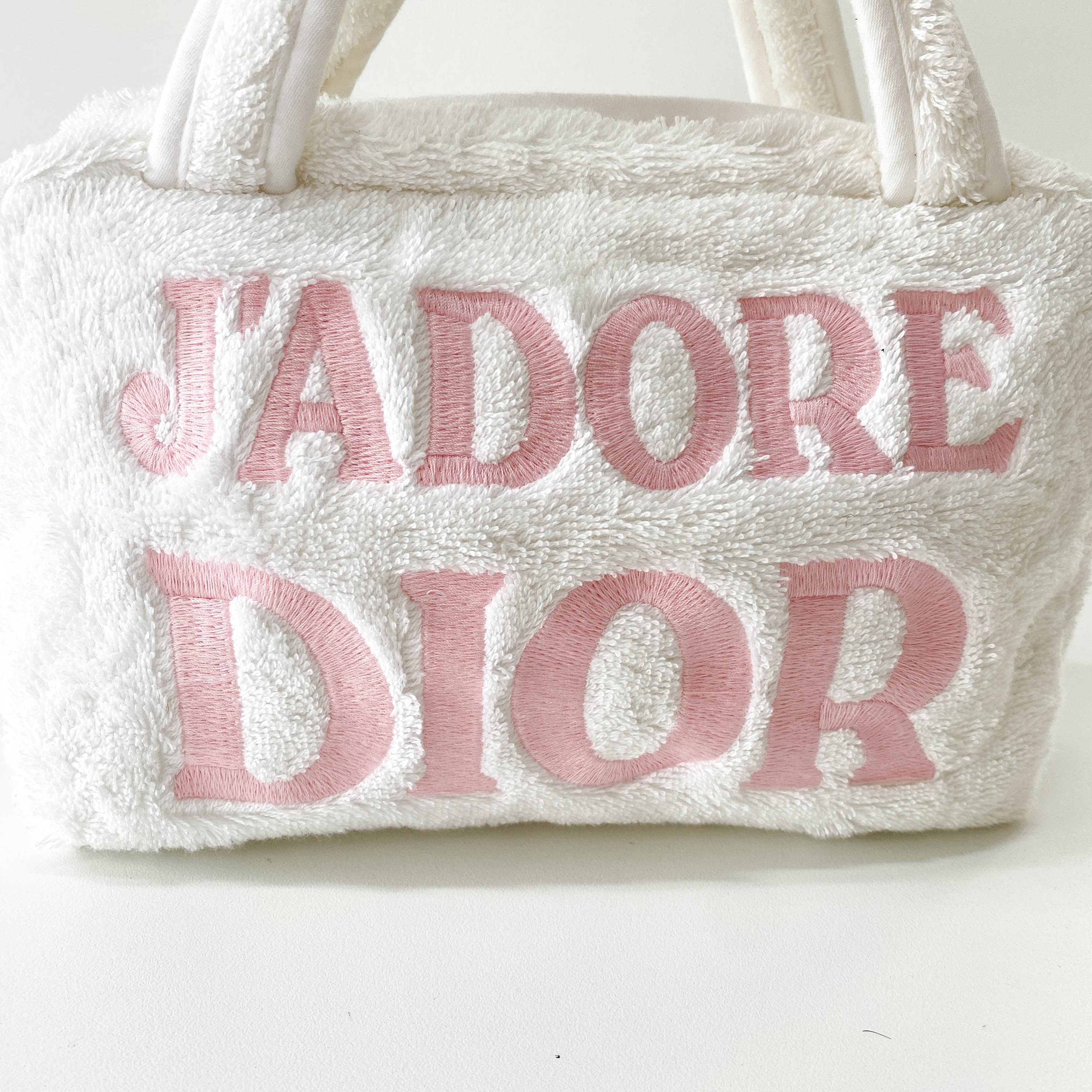 Terry Boston Mini White Cotton Handbag