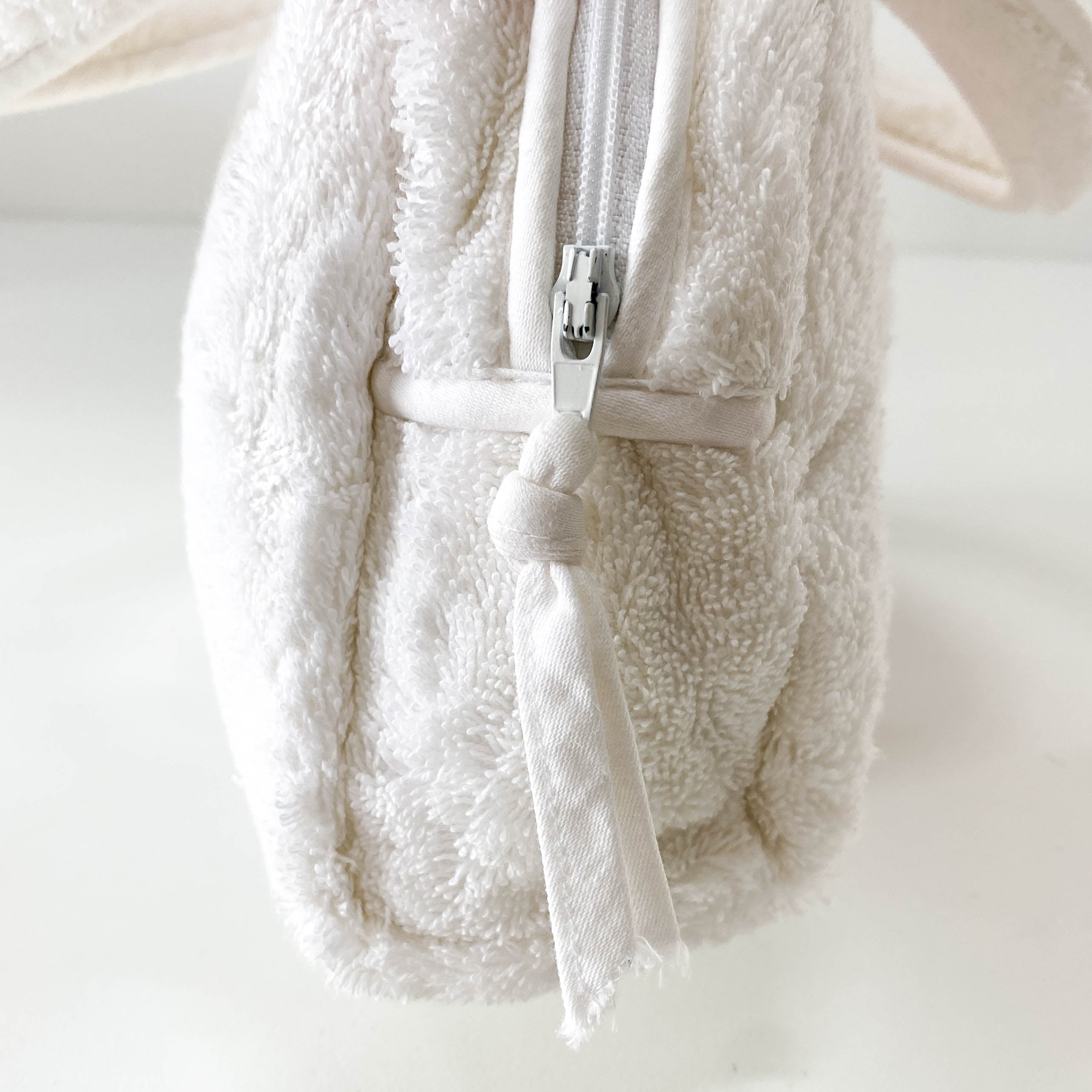 Terry Boston Mini White Cotton Handbag