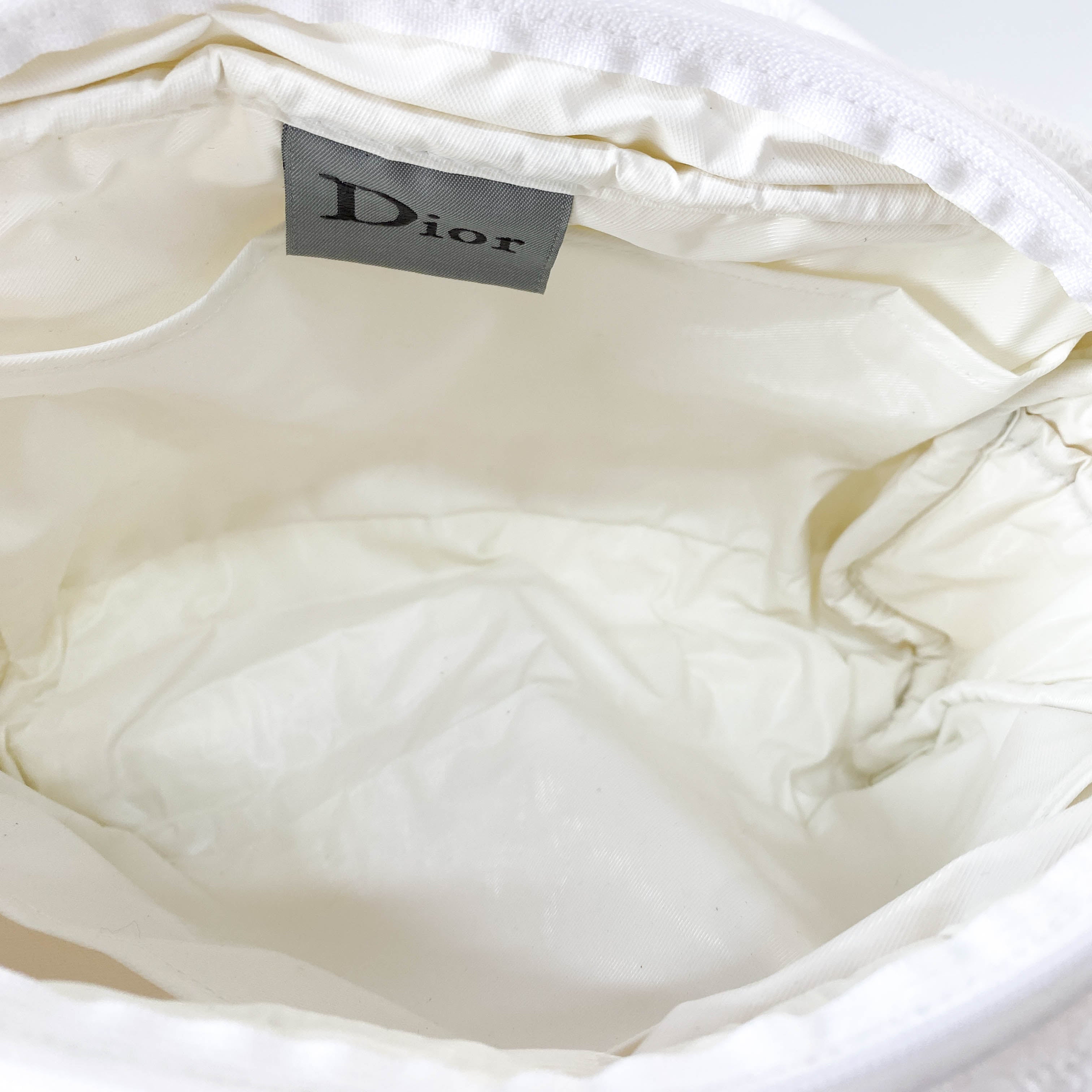 Terry Boston Mini White Cotton Handbag