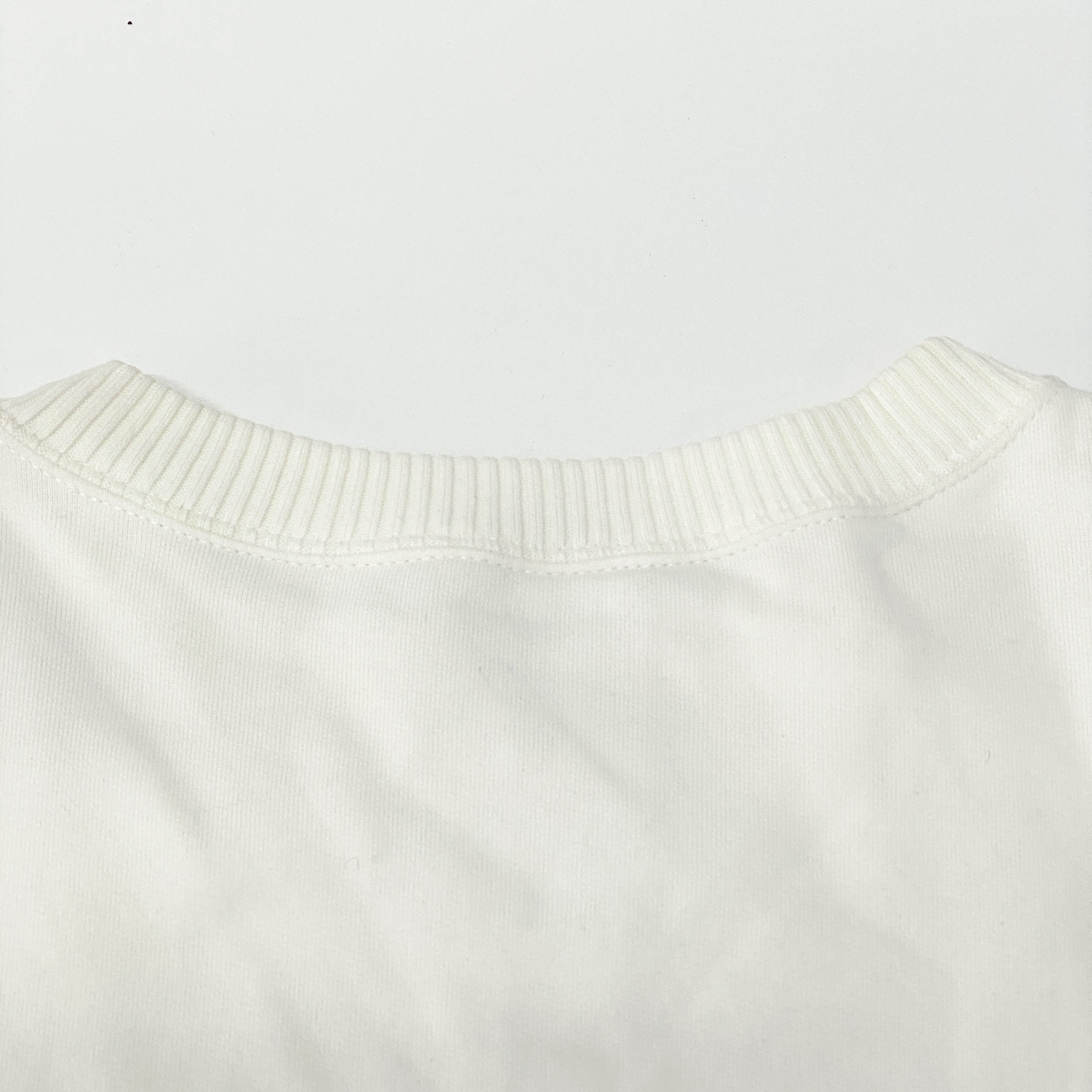 Size 40 White Vintage Cotton Sweater