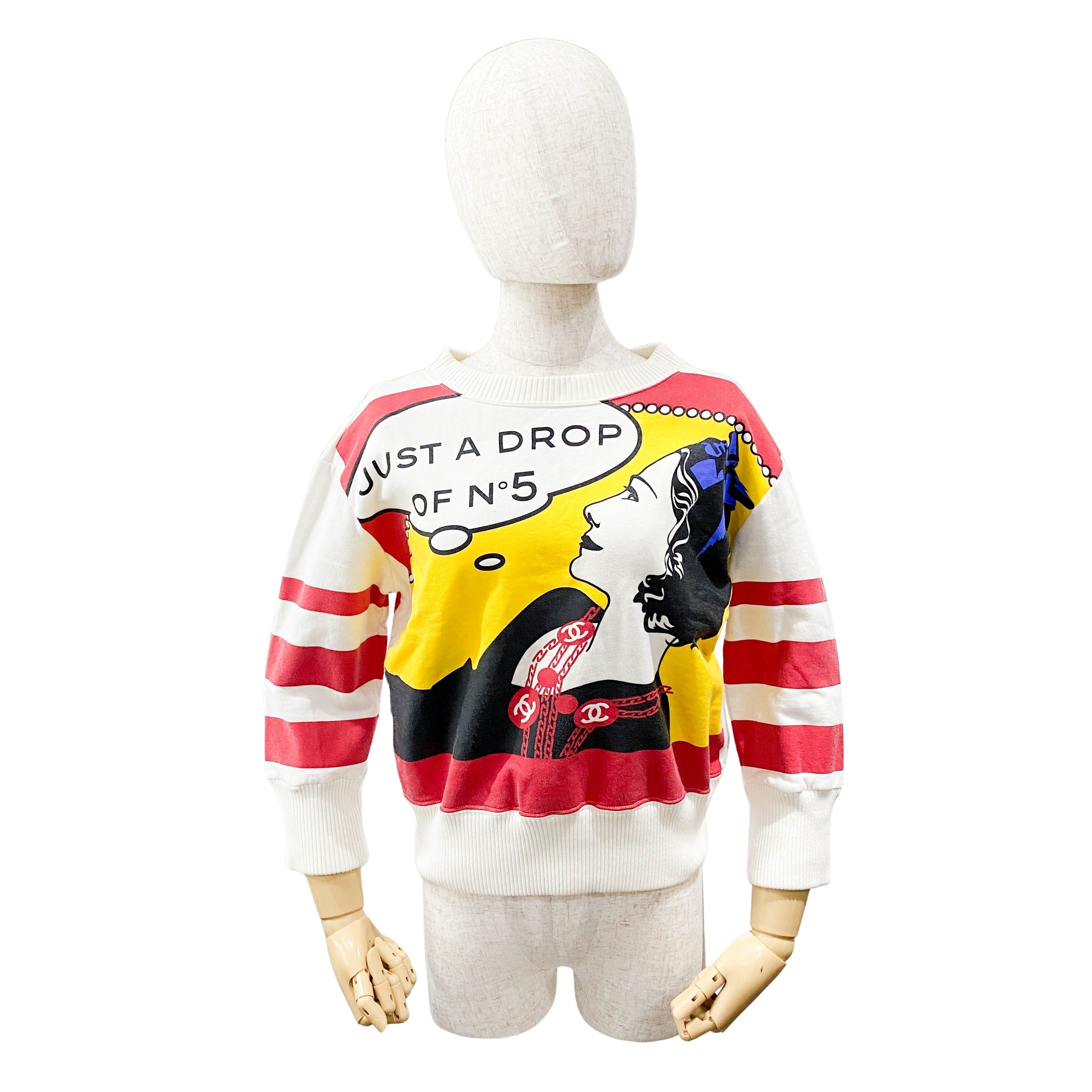 Size 40 White Vintage Cotton Sweater