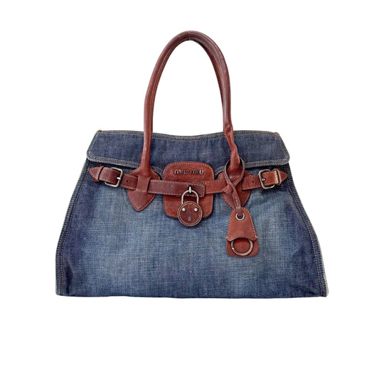 Archive Denim shoulder Bag