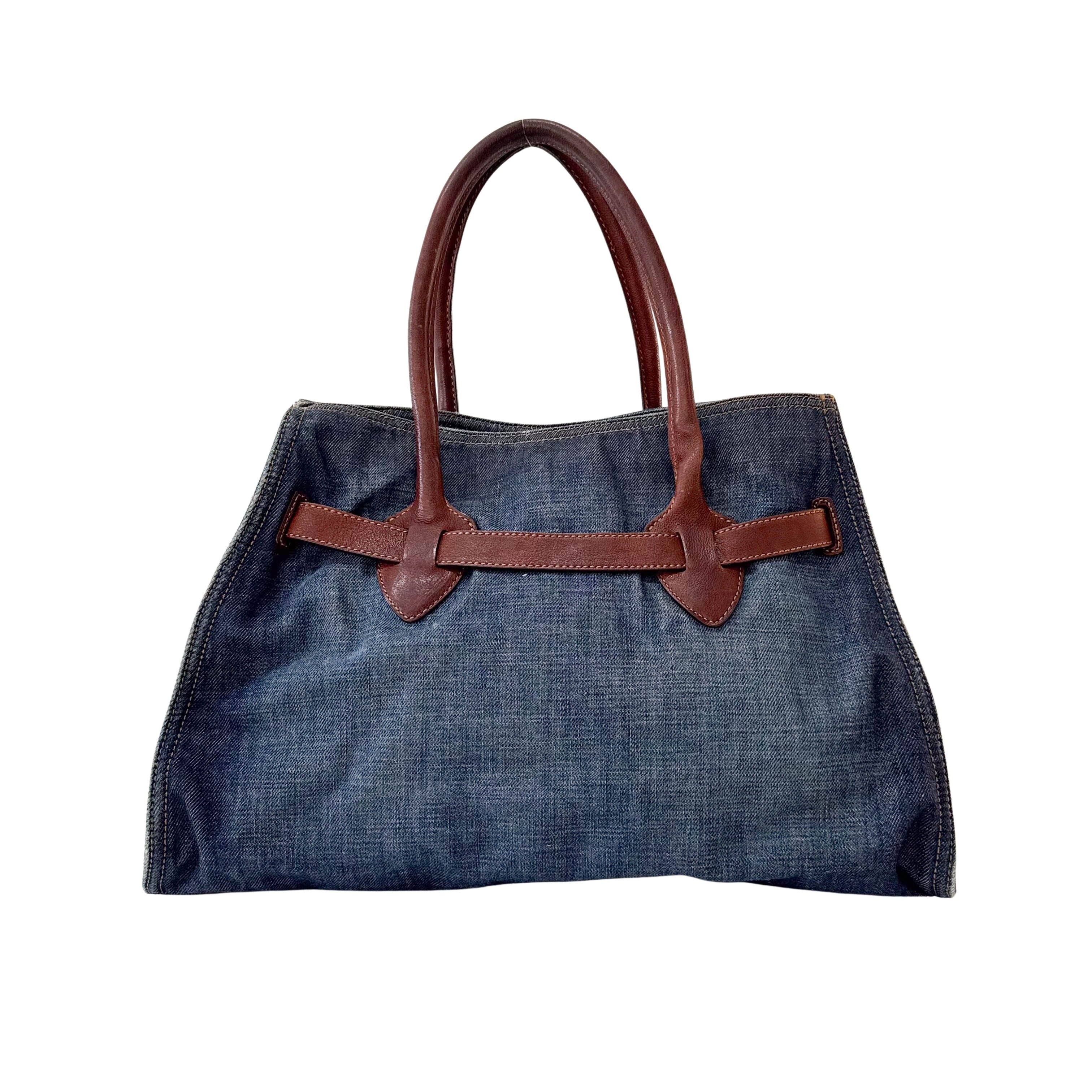 Archive Denim shoulder Bag