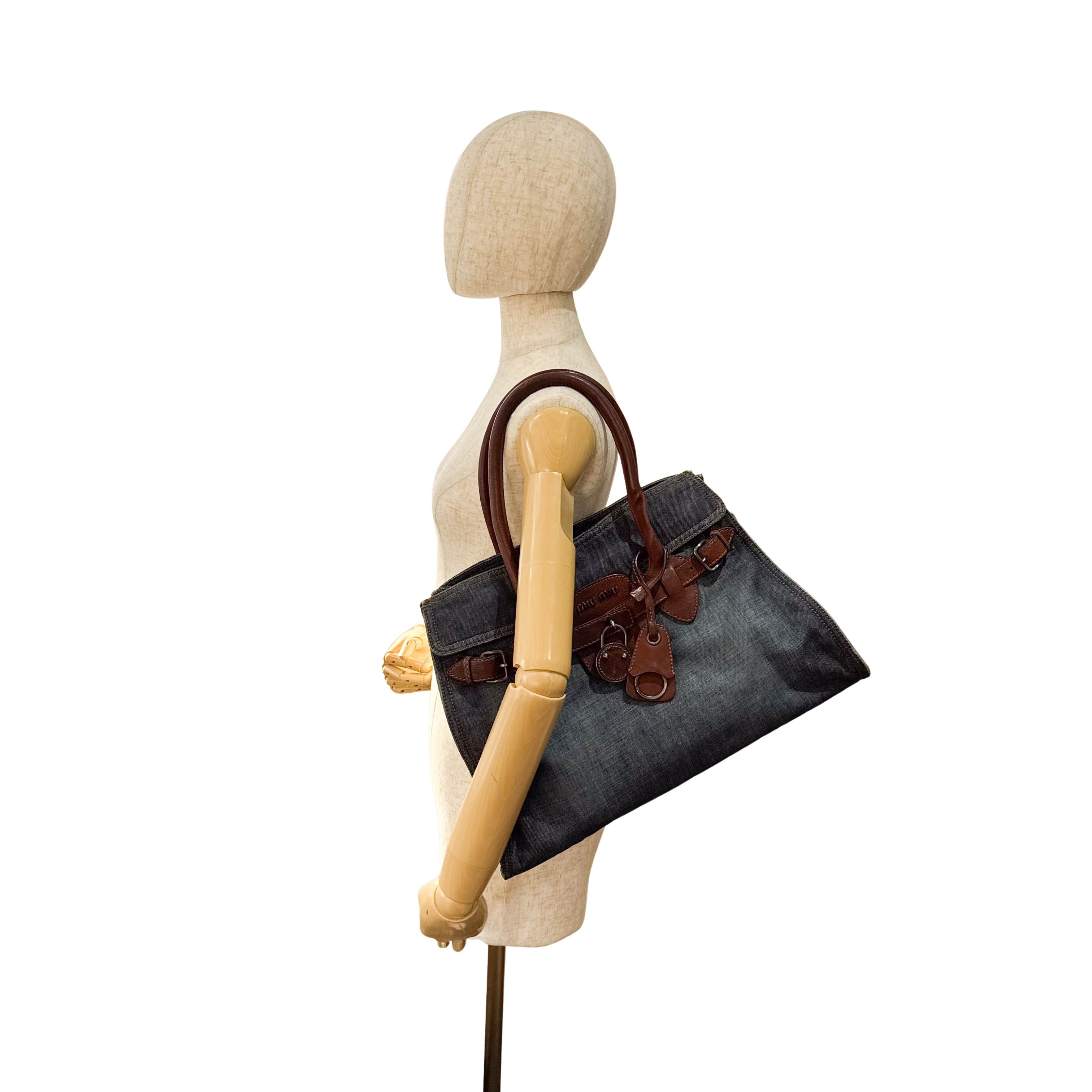 Archive Denim shoulder Bag