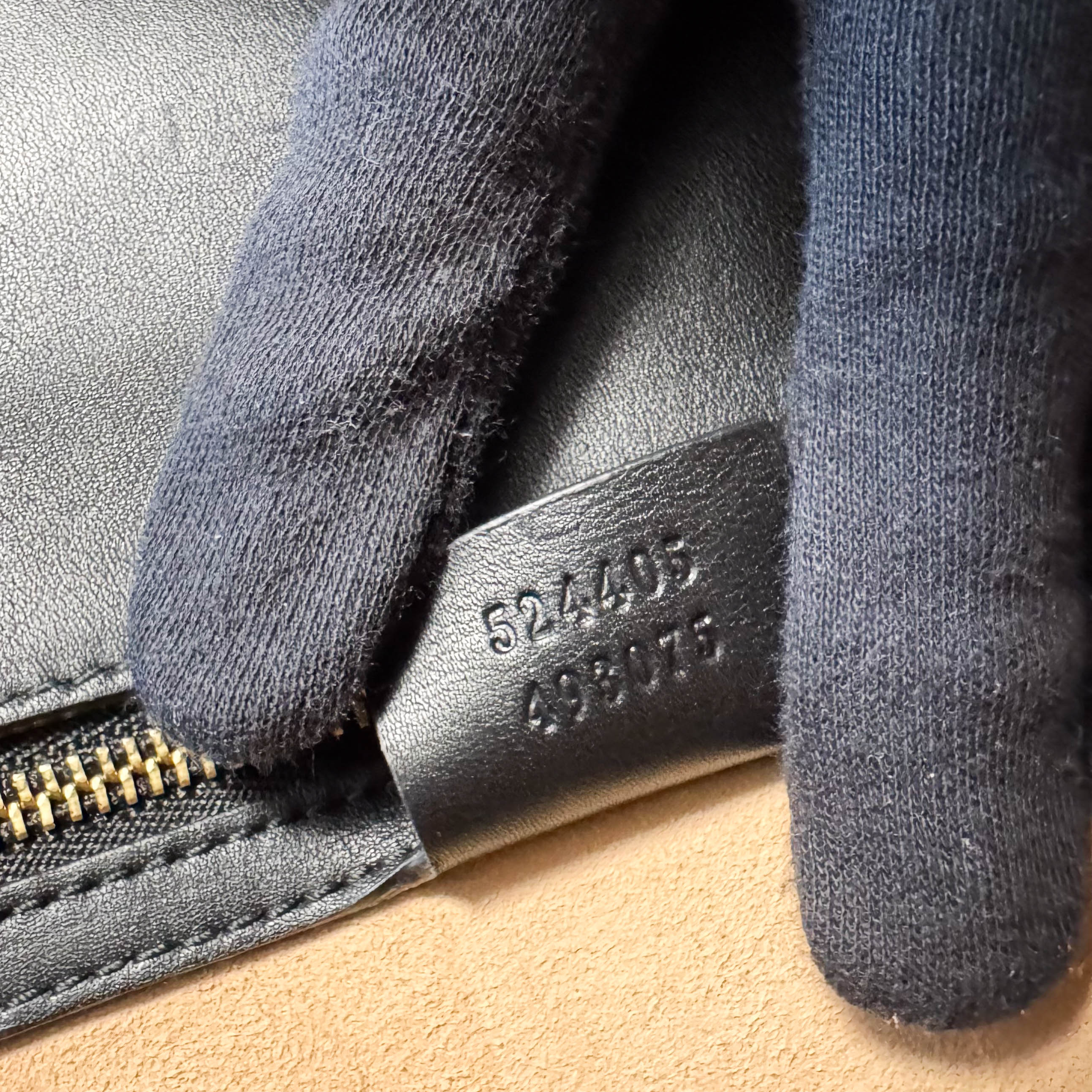 Sylvie GG Velvet Brown Suede Small Shoulder Bag