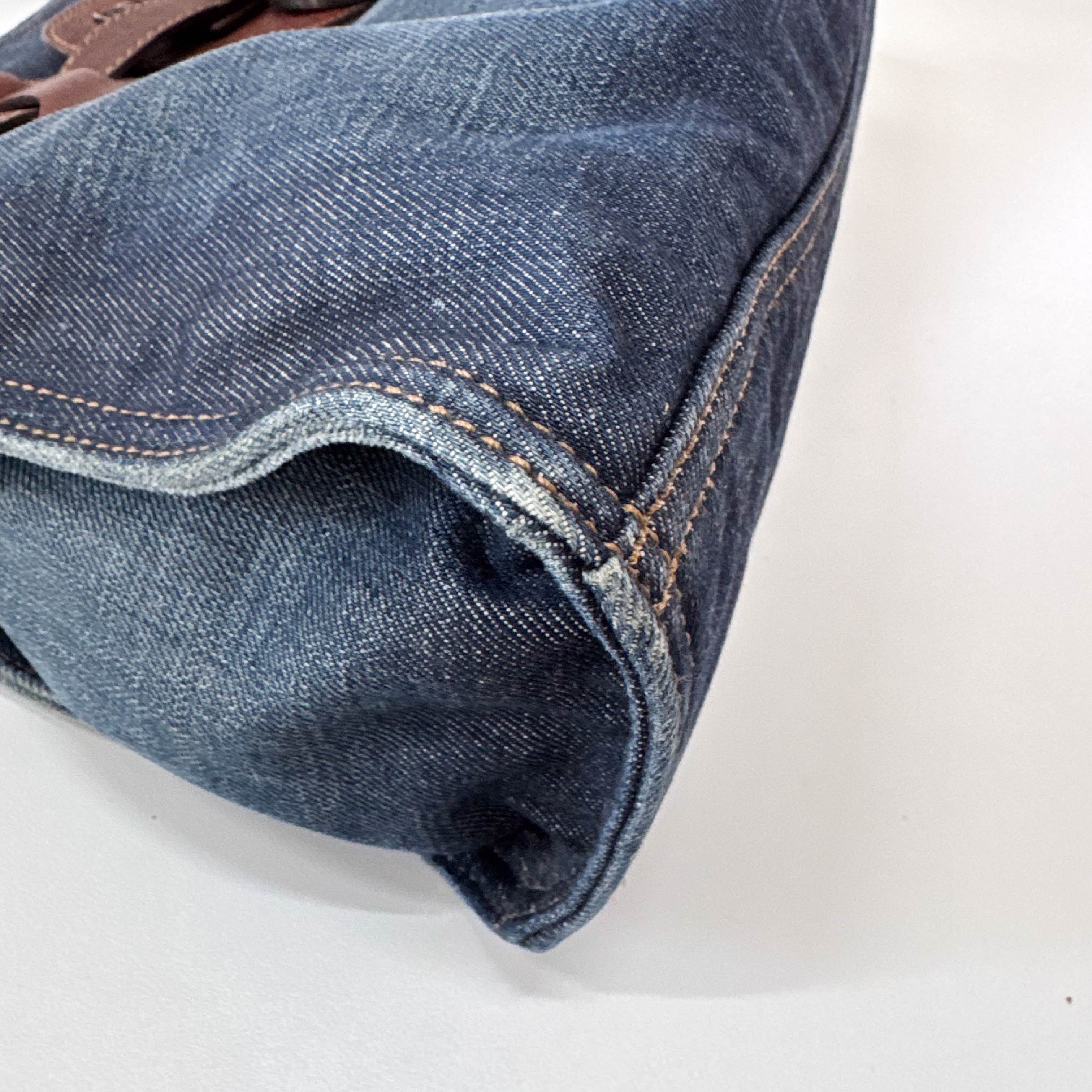 Archive Denim shoulder Bag