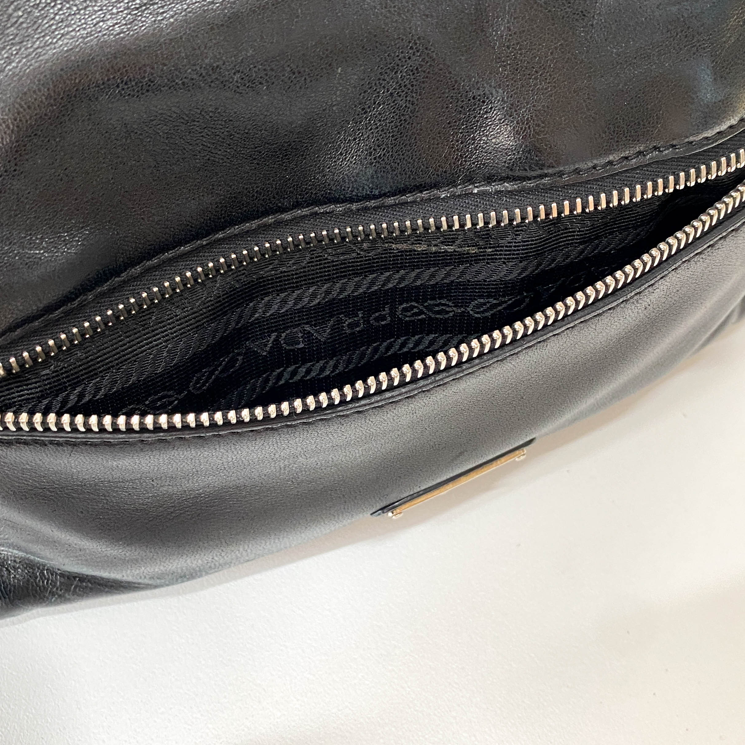 Black Leather Shoulder Bag