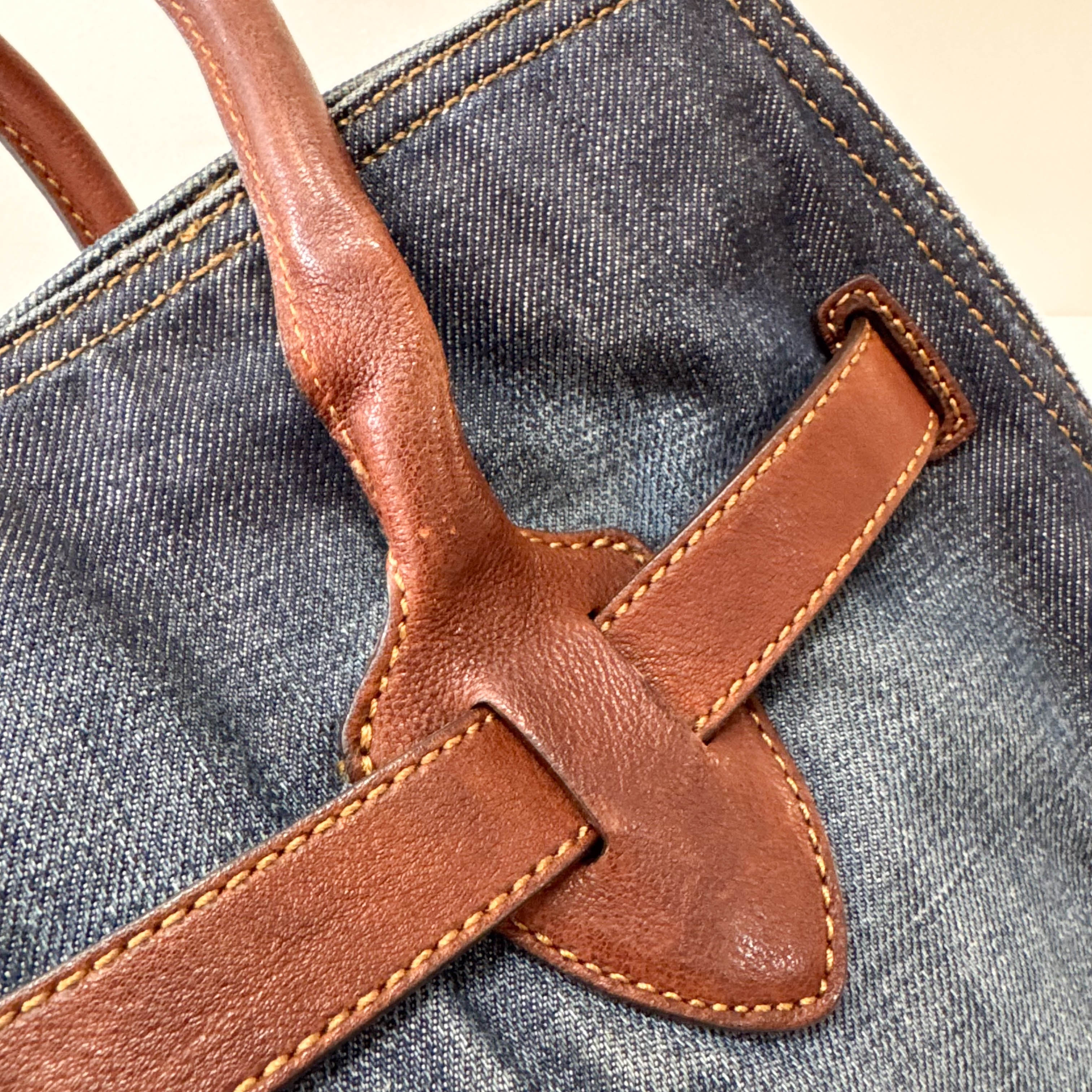 Archive Denim shoulder Bag