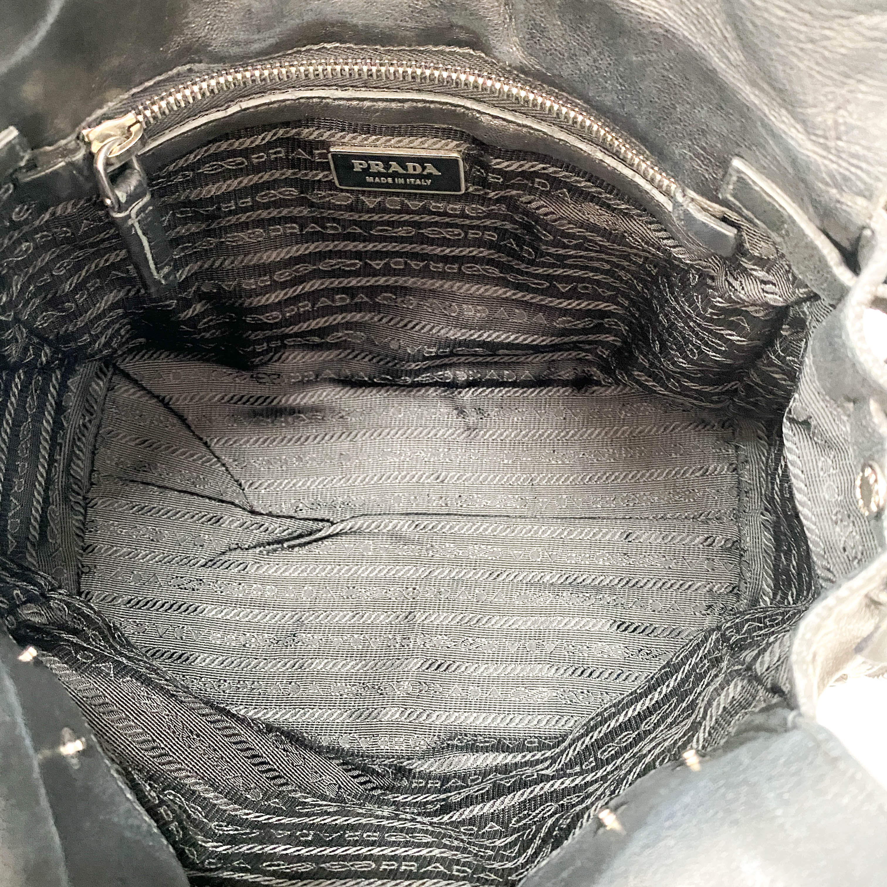 Black Leather Shoulder Bag