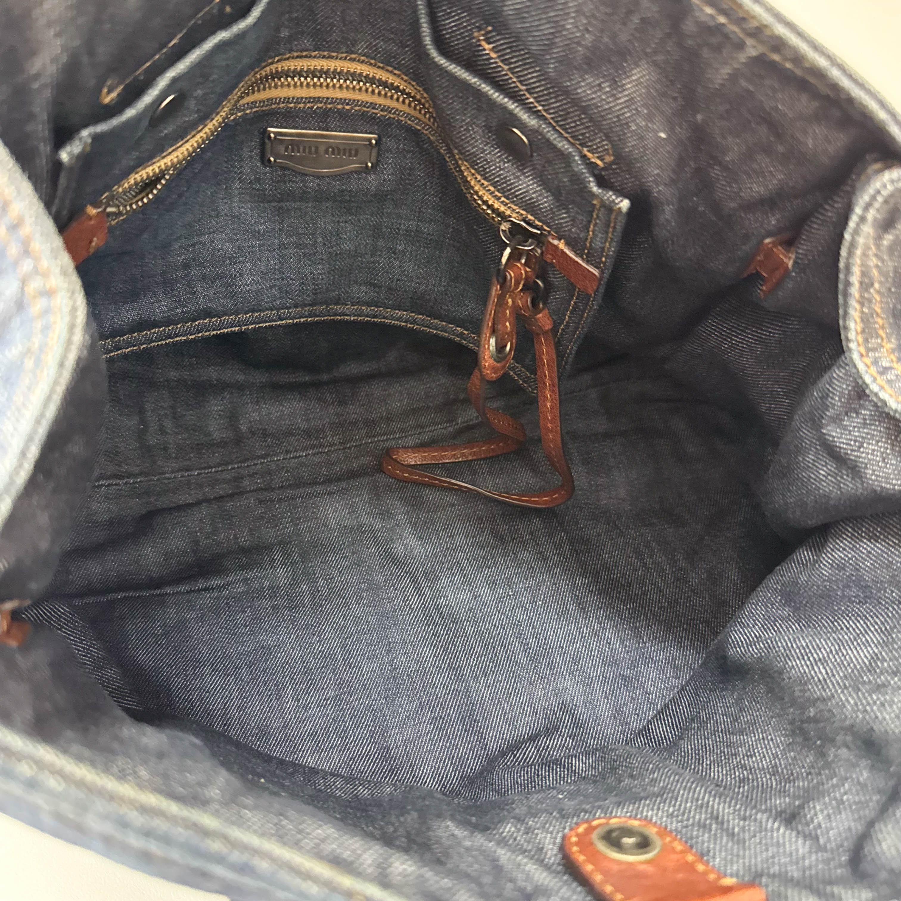 Archive Denim shoulder Bag