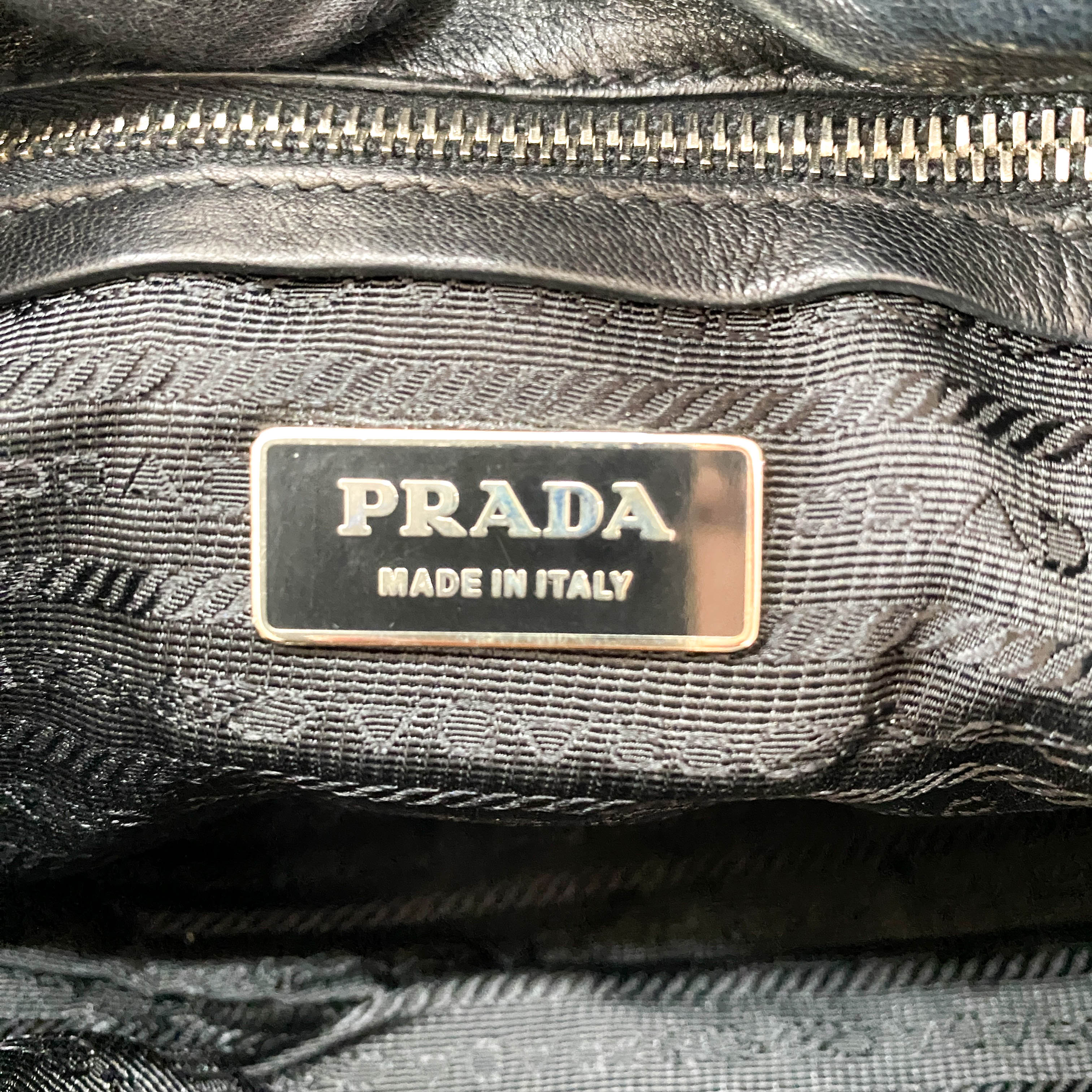 Black Leather Shoulder Bag