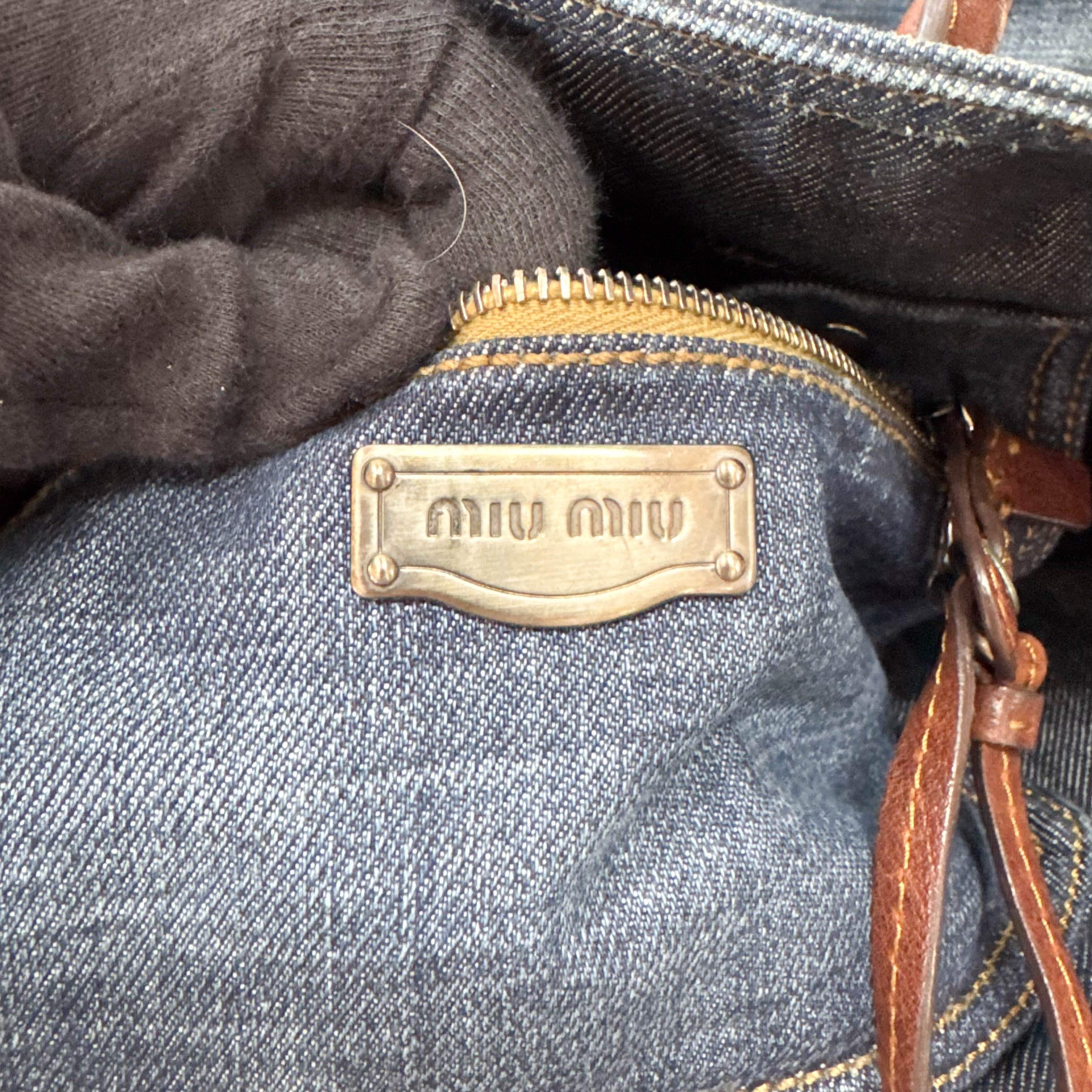 Archive Denim shoulder Bag