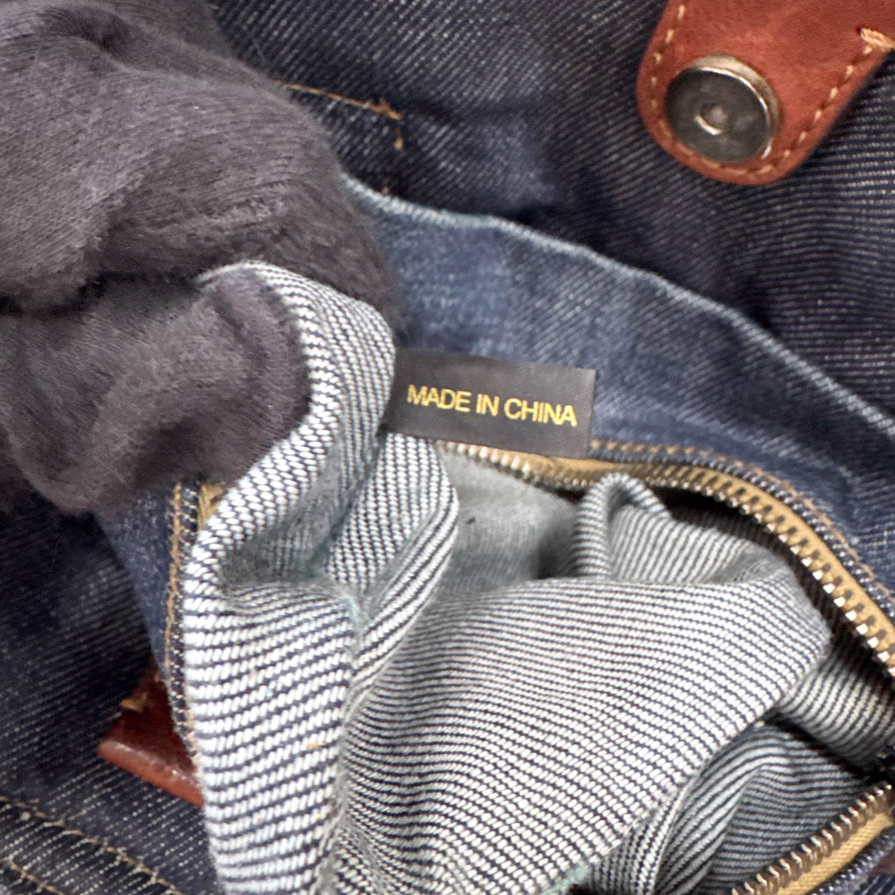 Archive Denim shoulder Bag