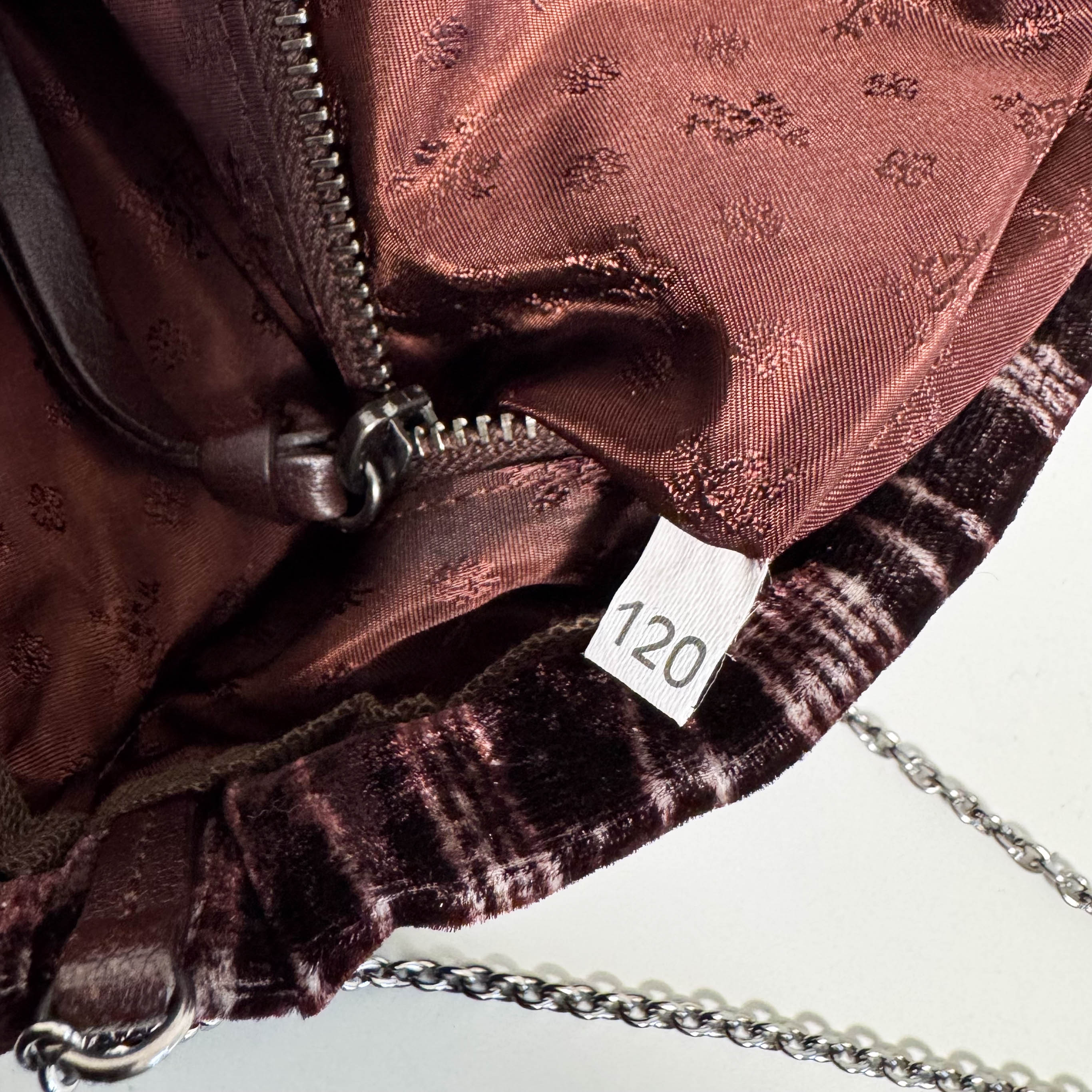 2001 Vintage Velvet Shoulder Bag