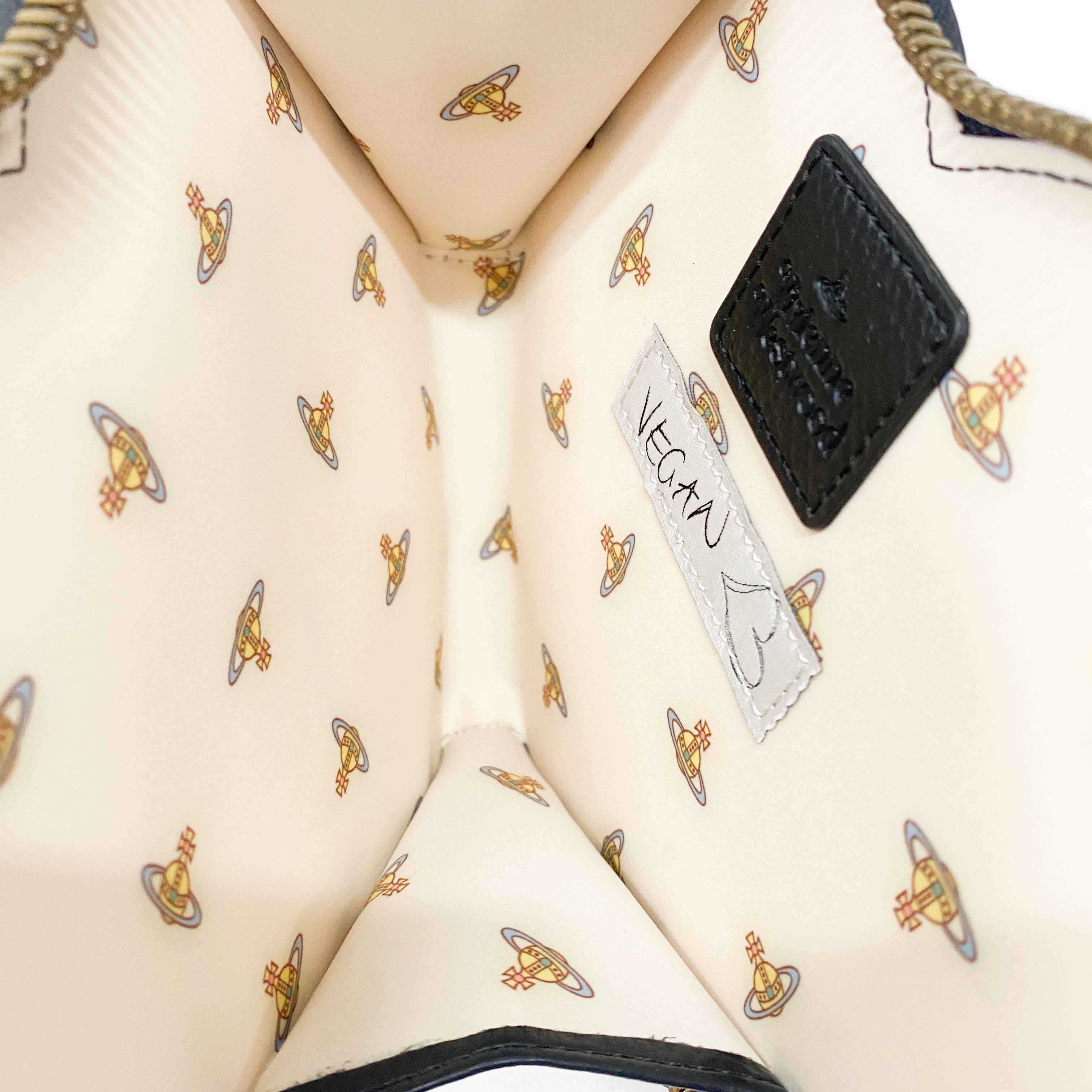 Heart-Shape Gold Leopard Print Canvas Bag