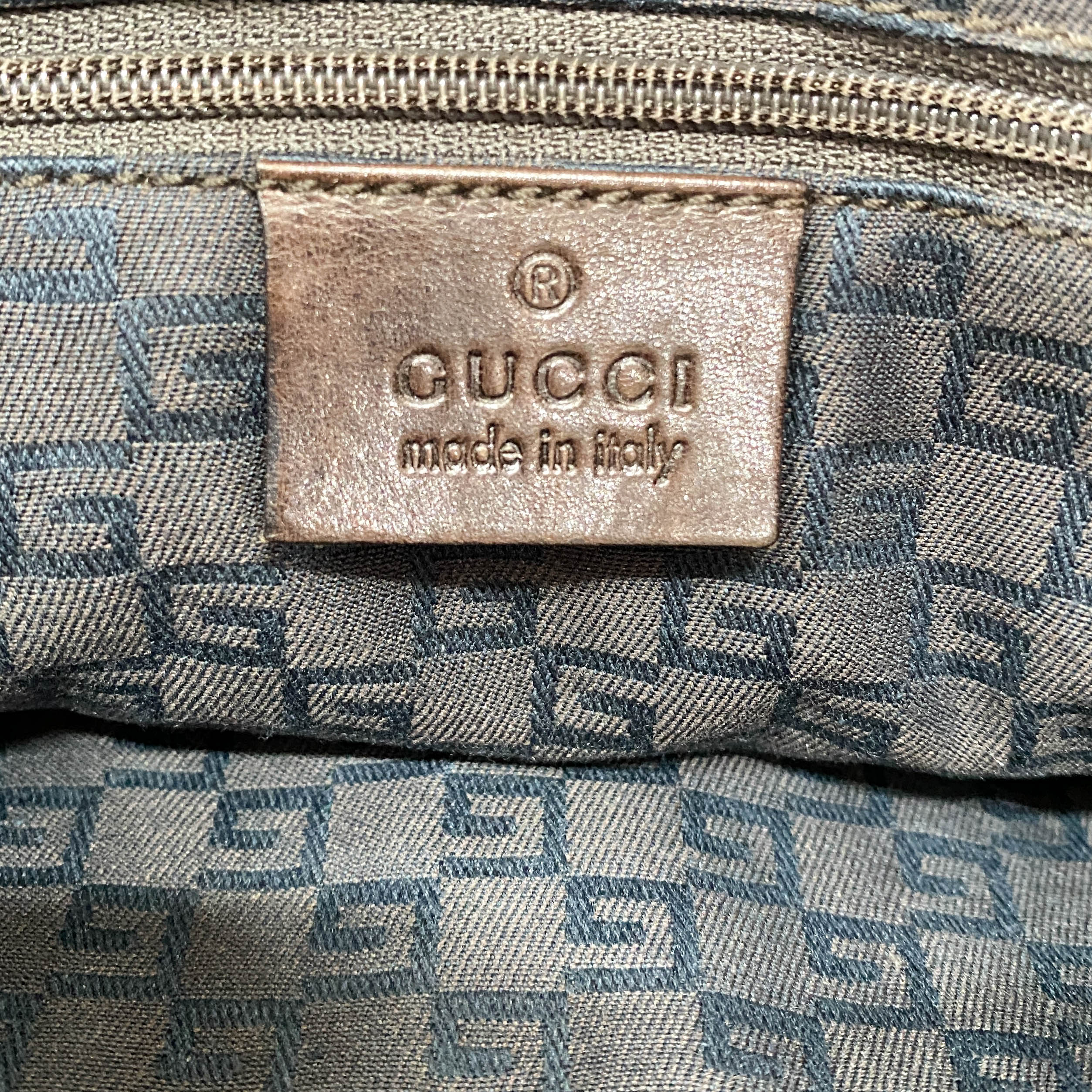 Jackie Ophidia Sherry Line Brown Suede Shoulder Bag