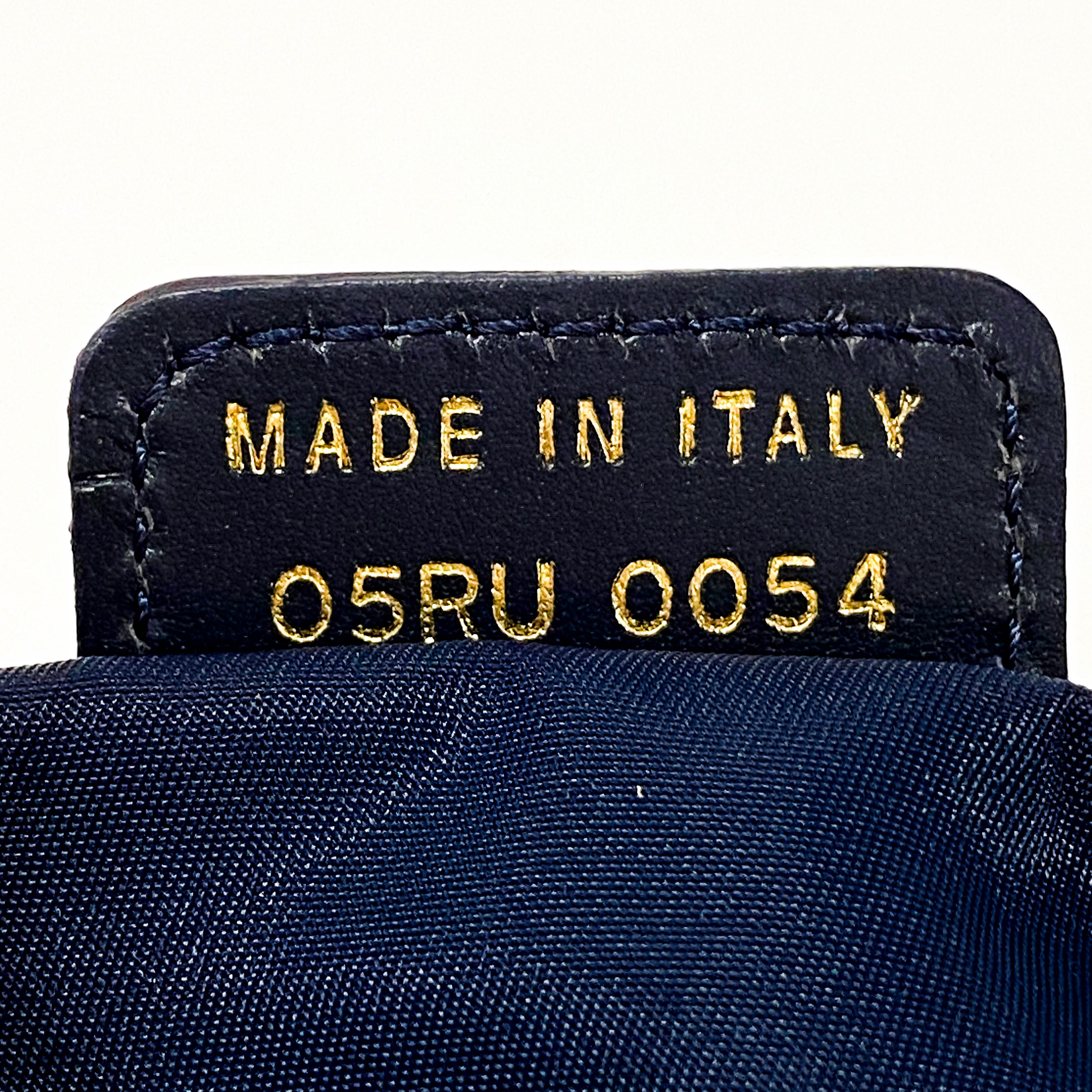 Saddle Trotter Navy Canvas Shoulder Bag