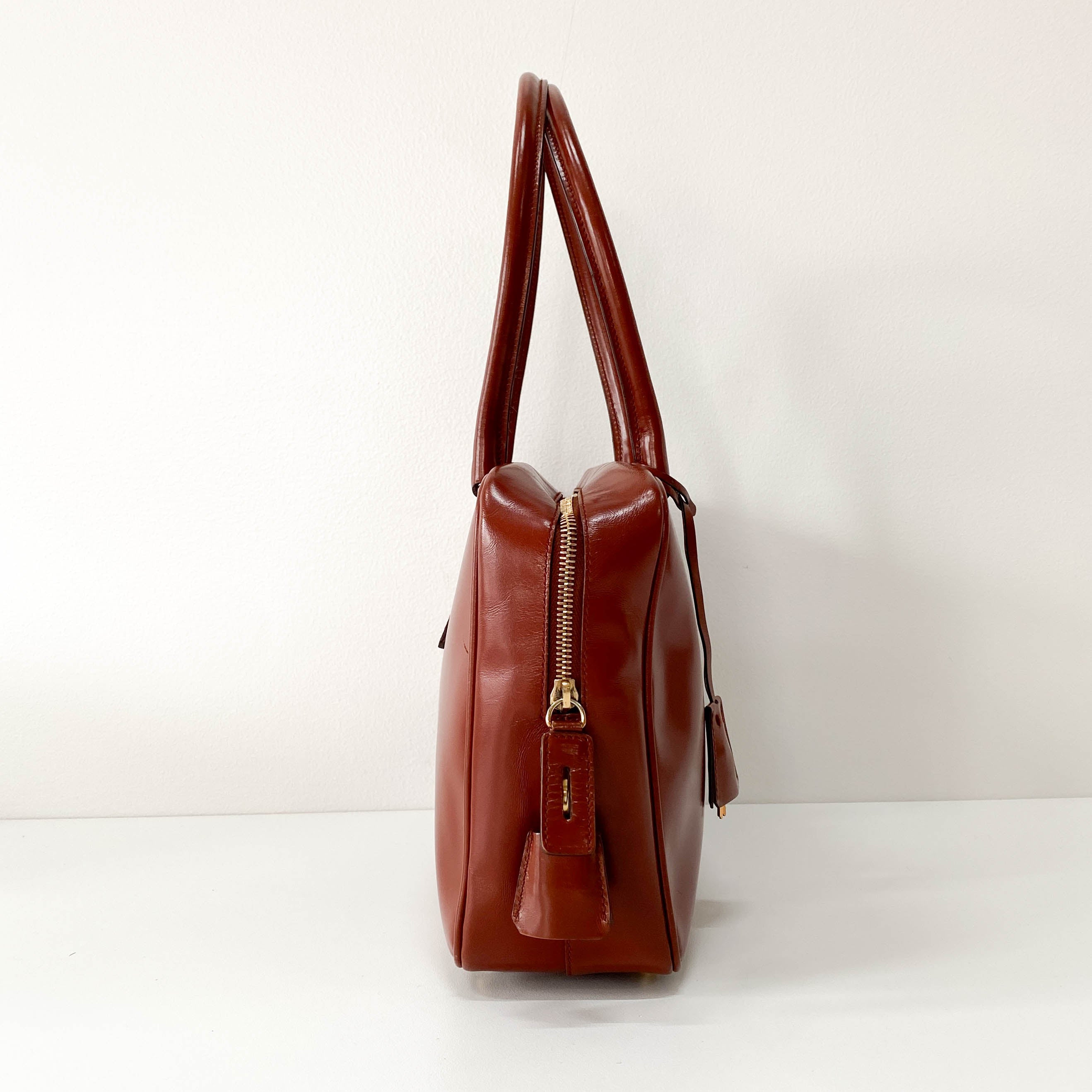 Brown Leather Shoulder Bag