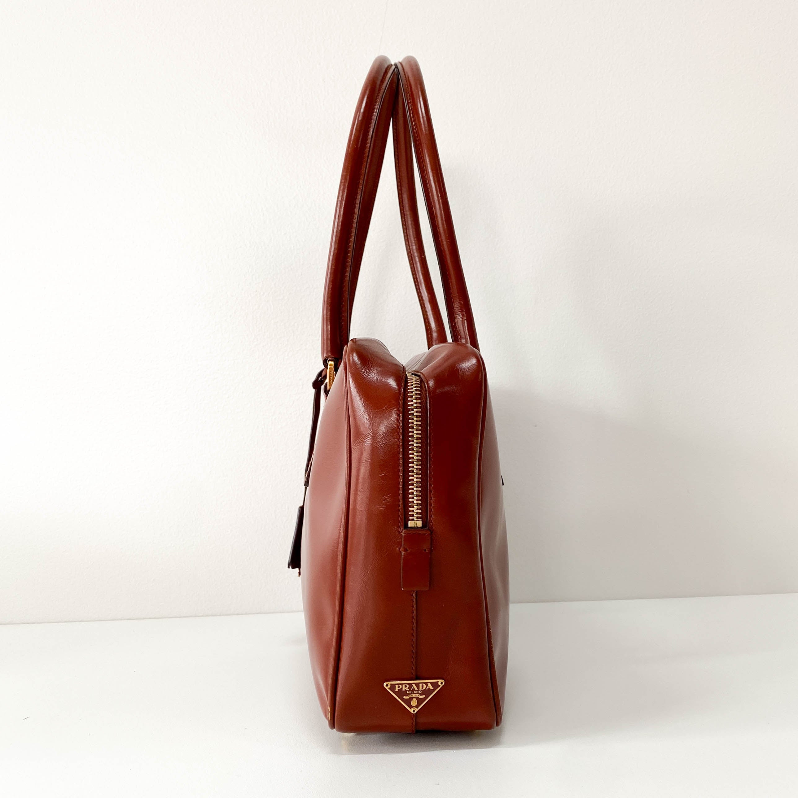 Brown Leather Shoulder Bag