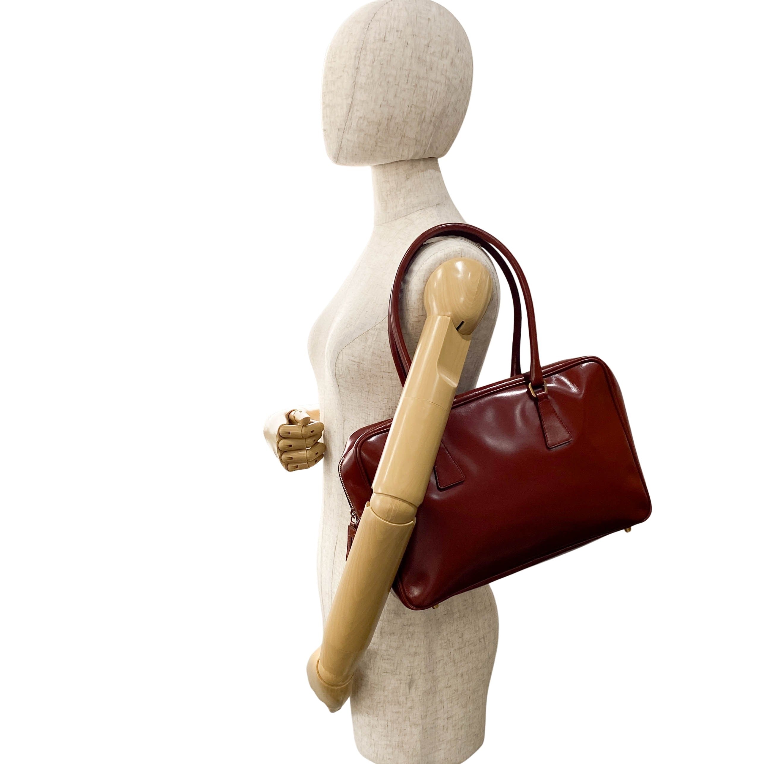 Brown Leather Shoulder Bag