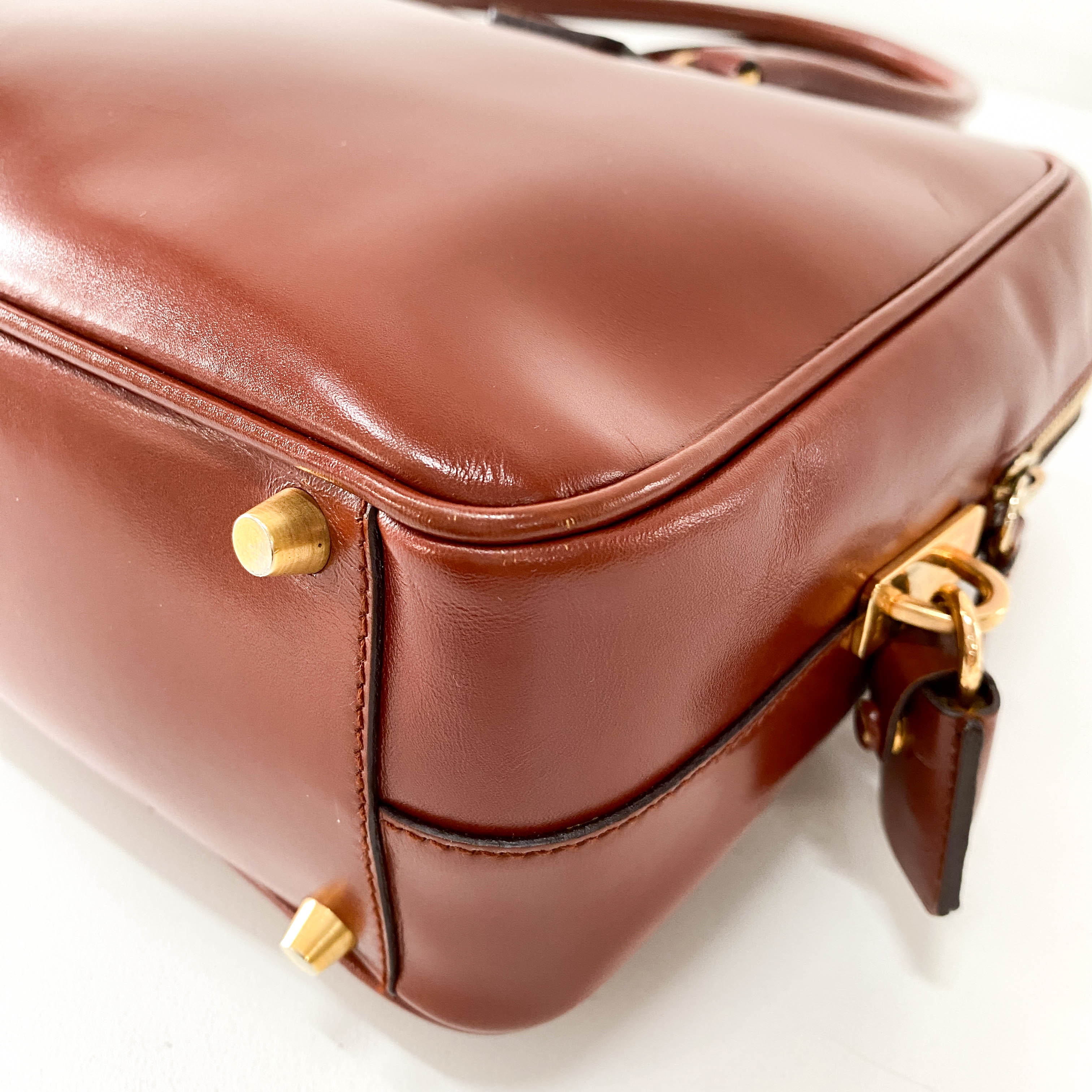 Brown Leather Shoulder Bag