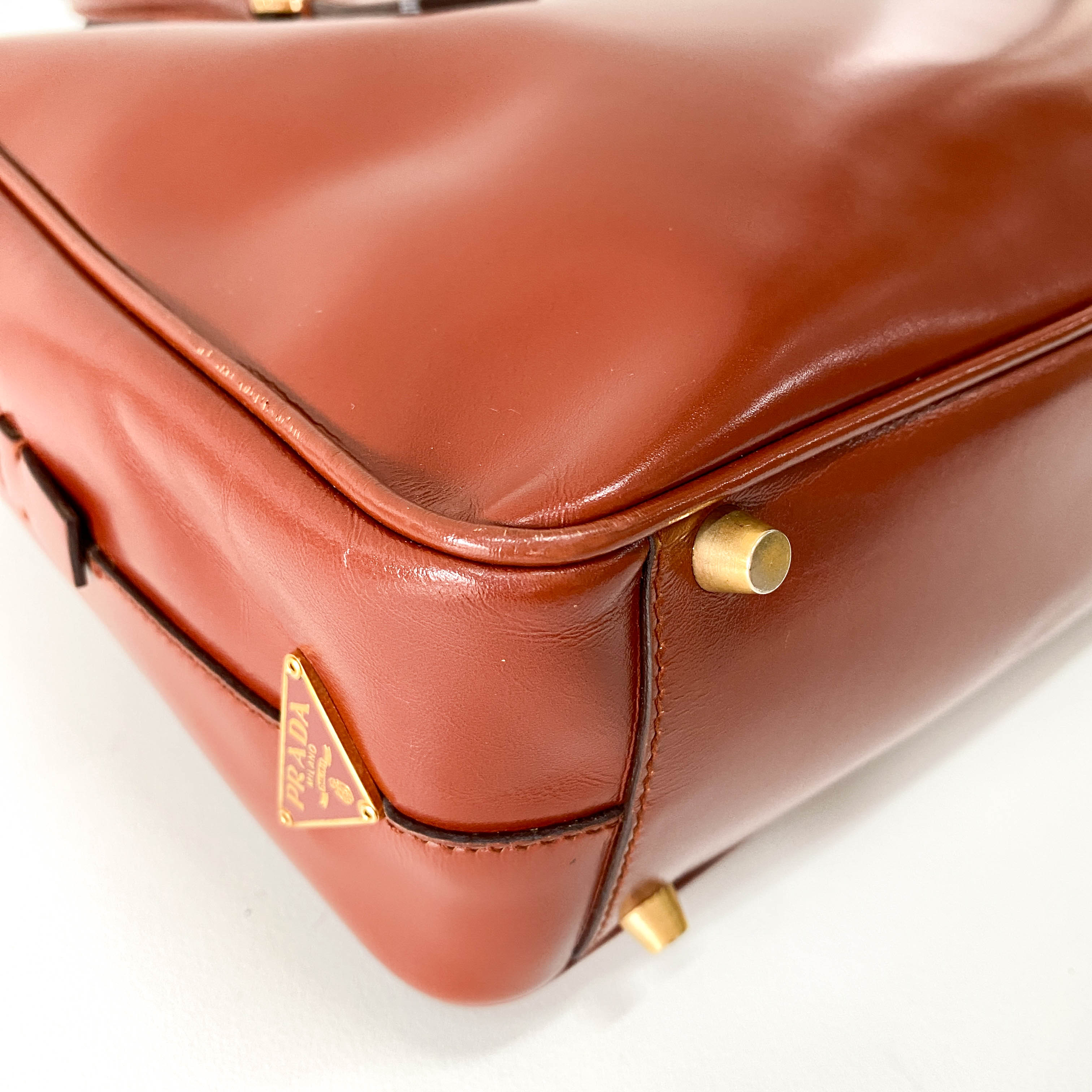 Brown Leather Shoulder Bag