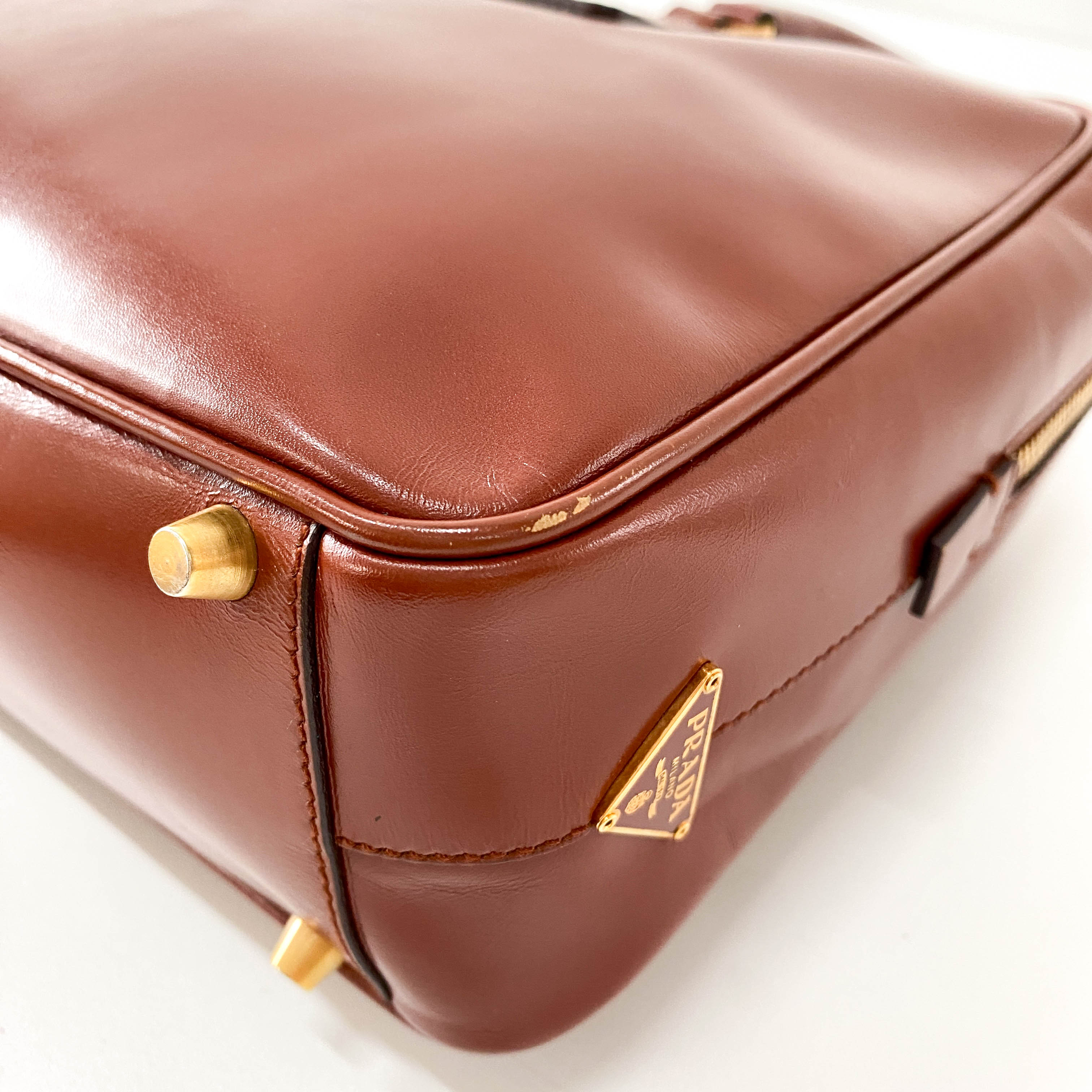 Brown Leather Shoulder Bag