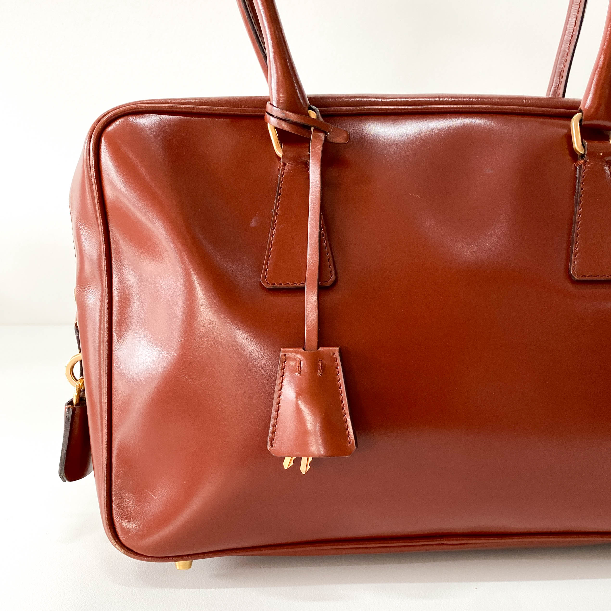 Brown Leather Shoulder Bag
