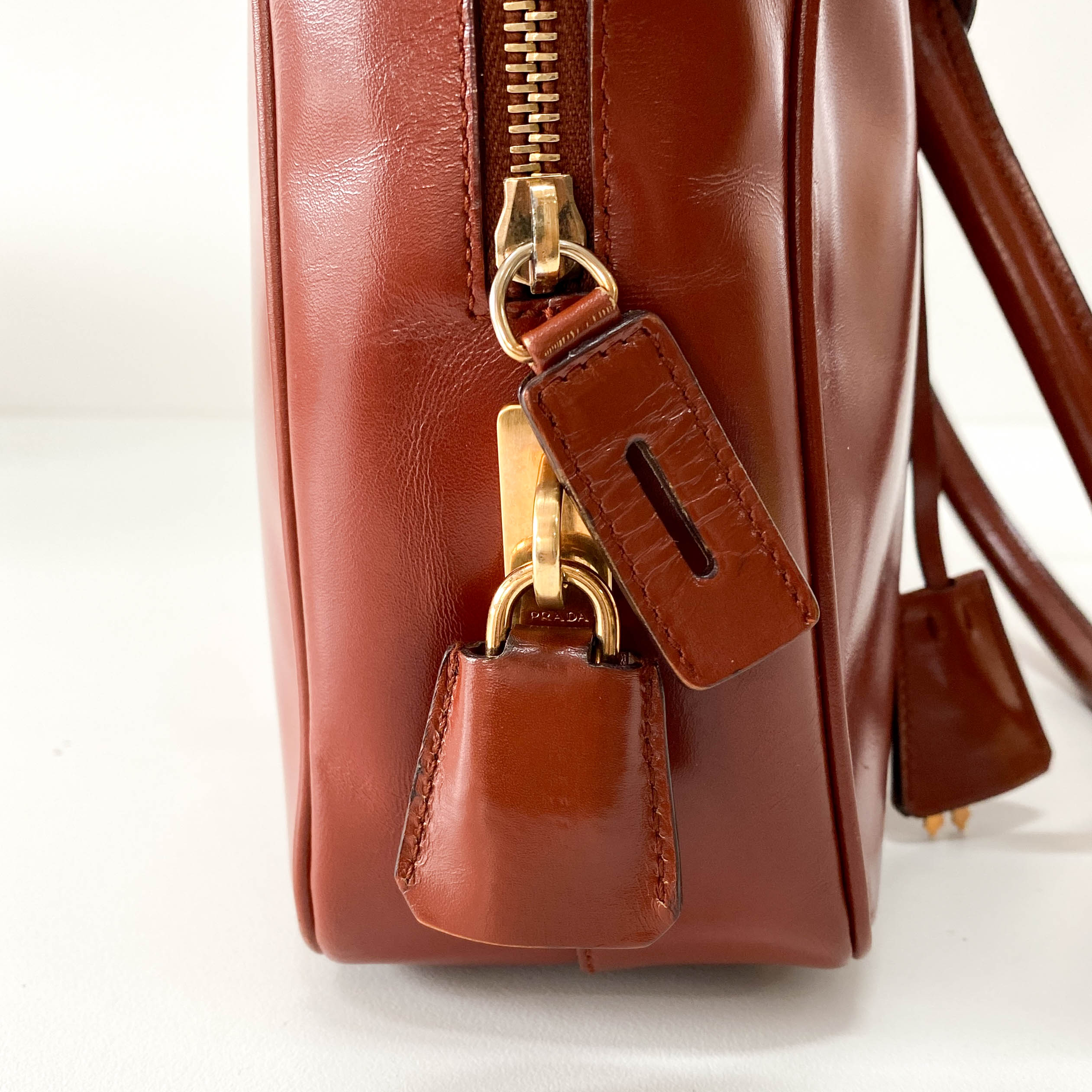 Brown Leather Shoulder Bag