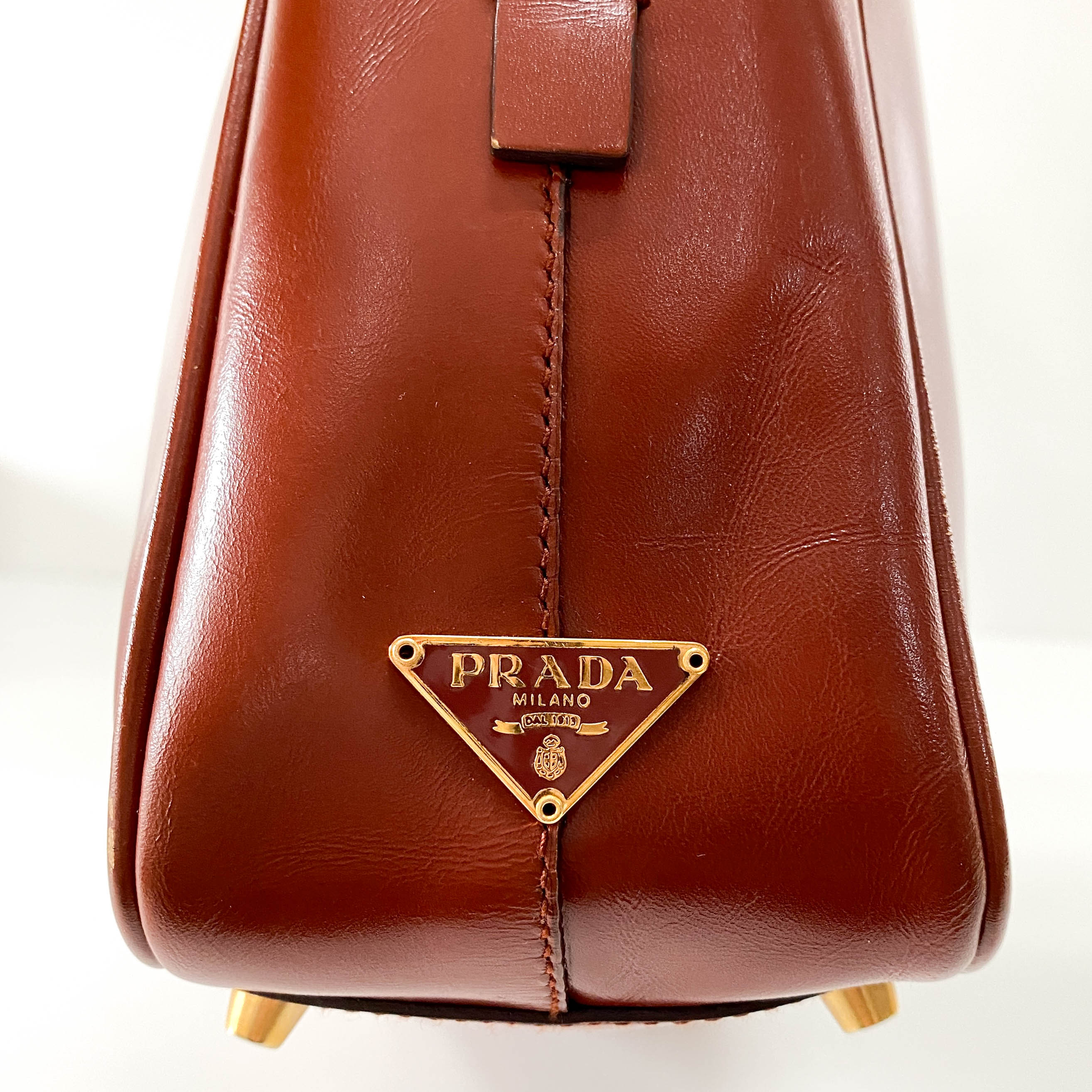 Brown Leather Shoulder Bag