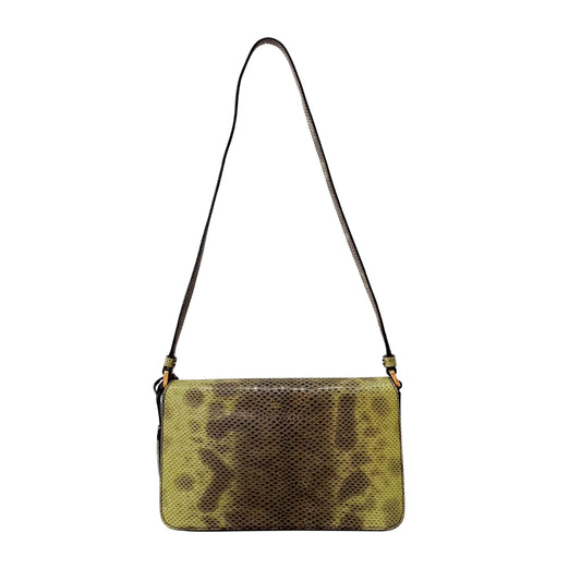 Green Leather Mini Shoulder Bag